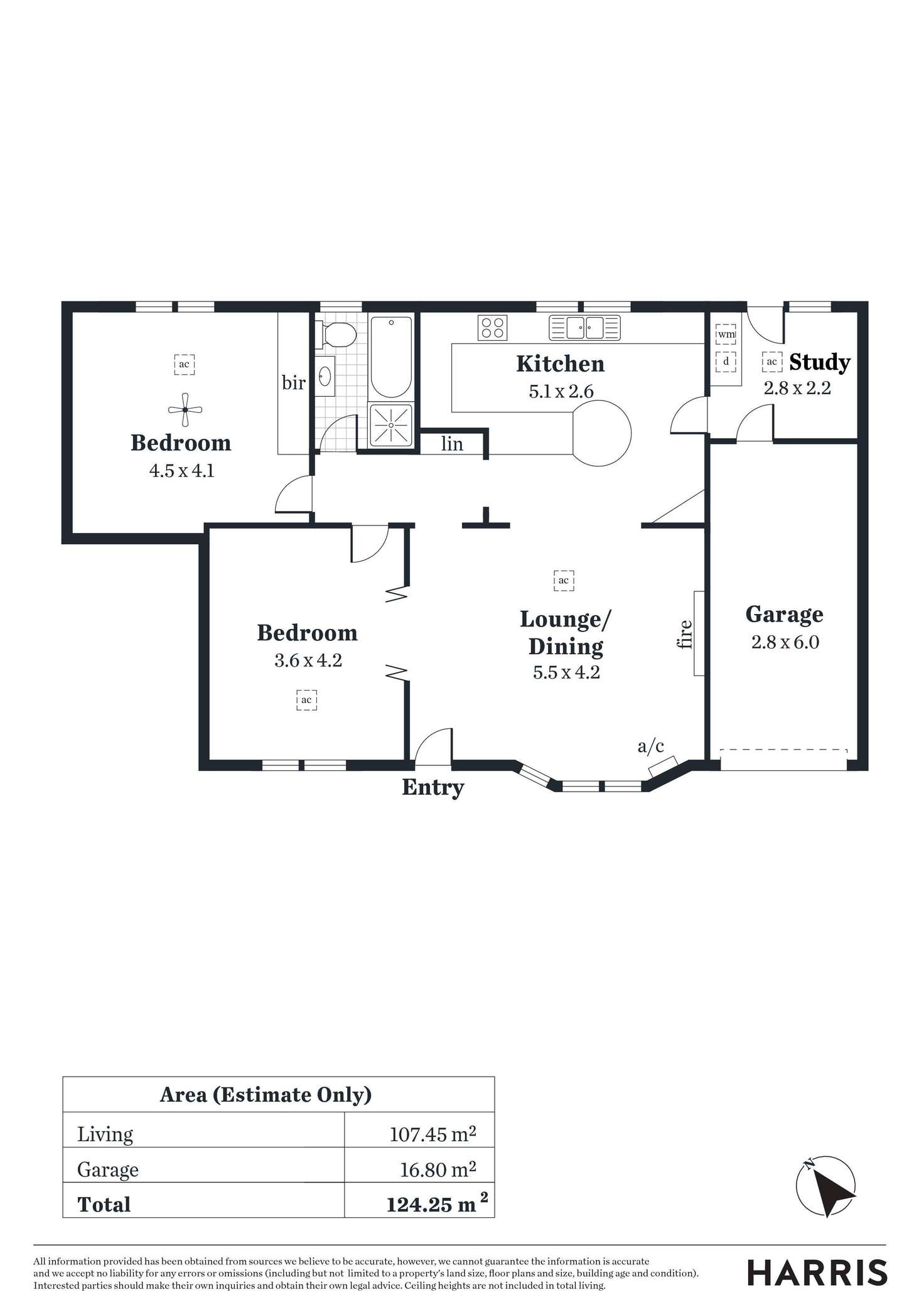 Floorplan of Homely unit listing, 2/53 Bevington Road, Glenunga SA 5064