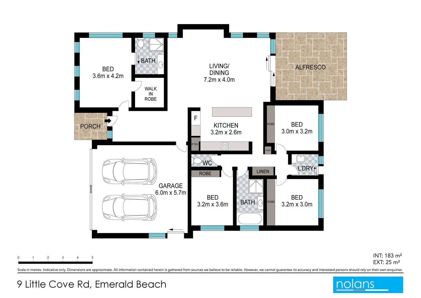 Floorplan of Homely house listing, 9 Little Cove Road, Emerald Beach NSW 2456