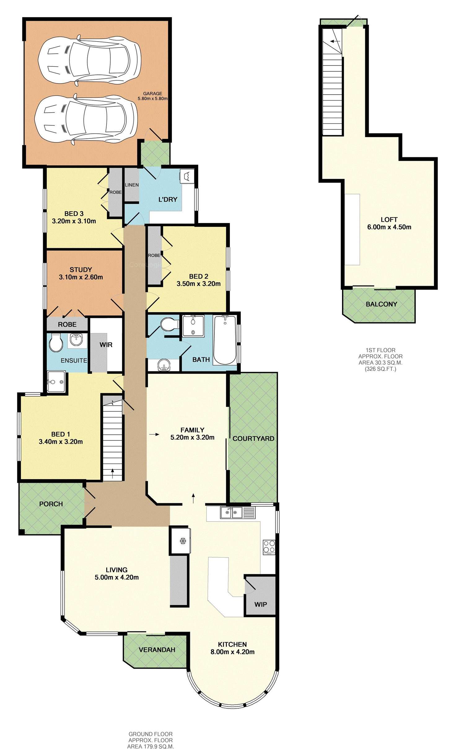 Floorplan of Homely house listing, 18 The Terrace, Seabrook VIC 3028