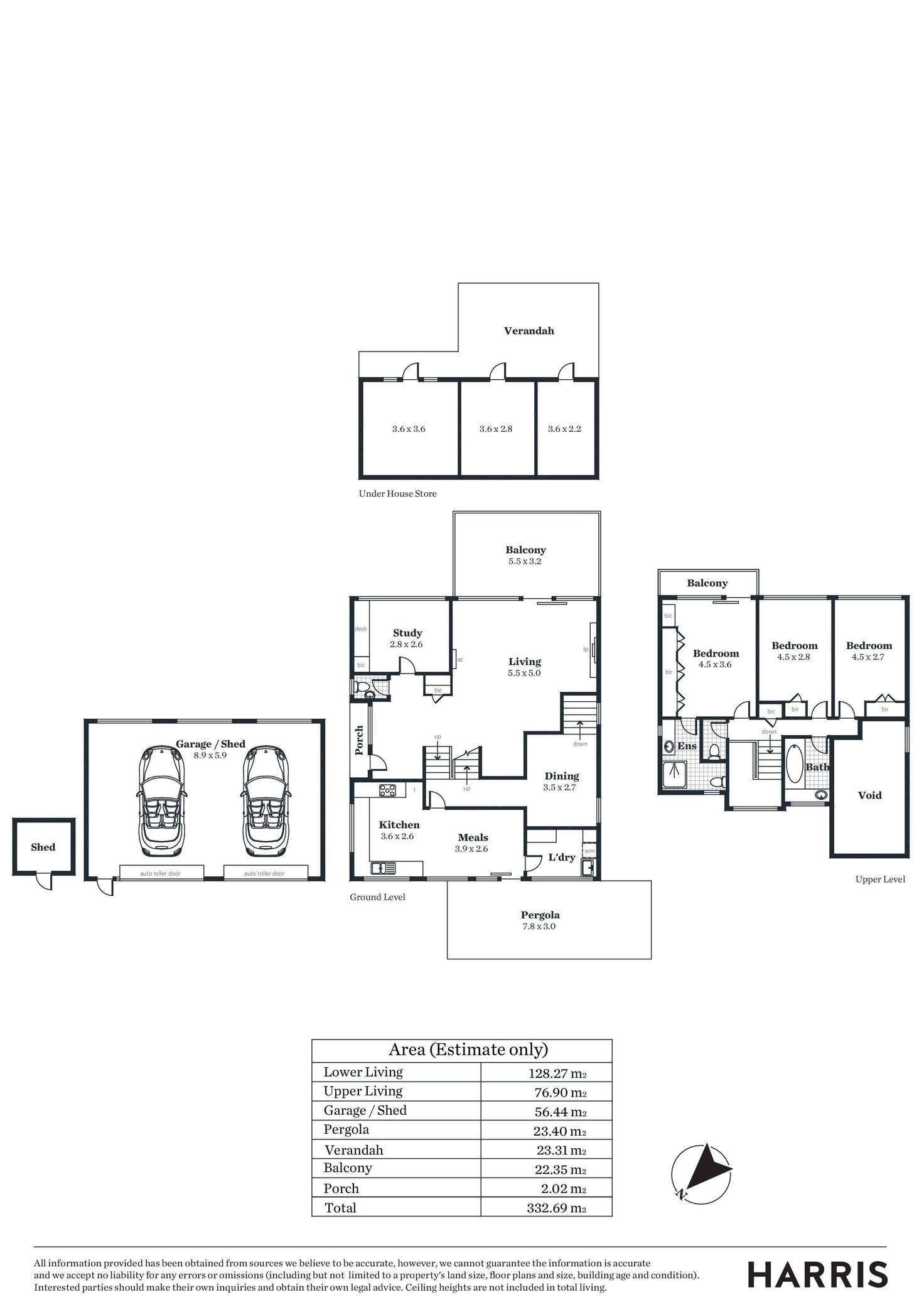 Floorplan of Homely house listing, 43 Emmett Road, Crafers West SA 5152