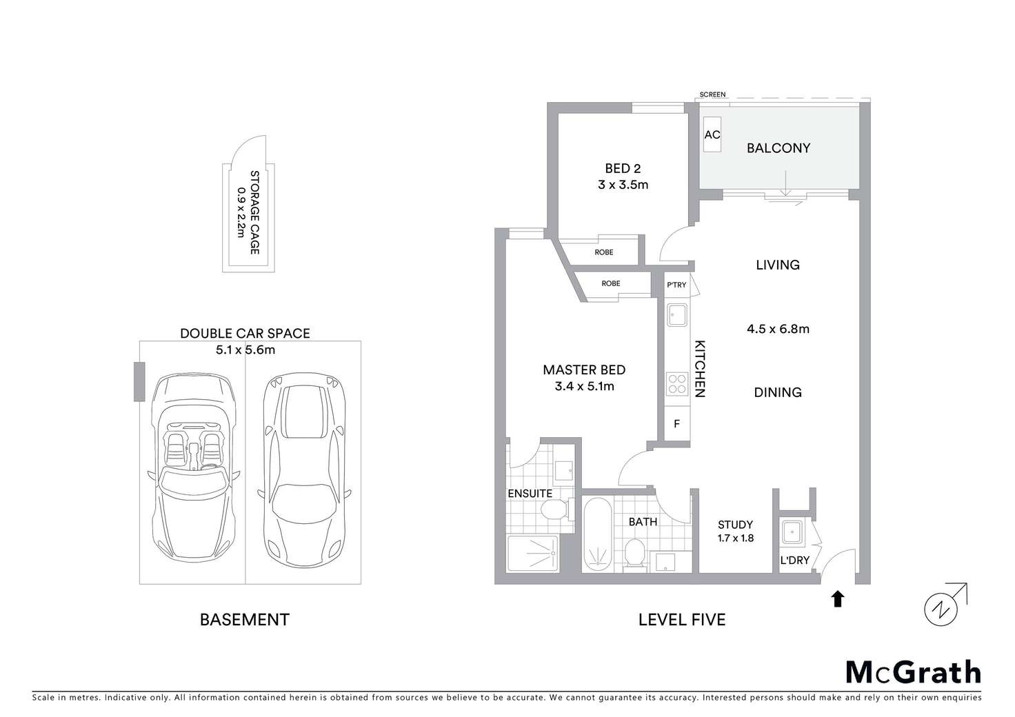 Floorplan of Homely apartment listing, 525/1 Vermont Crescent, Riverwood NSW 2210