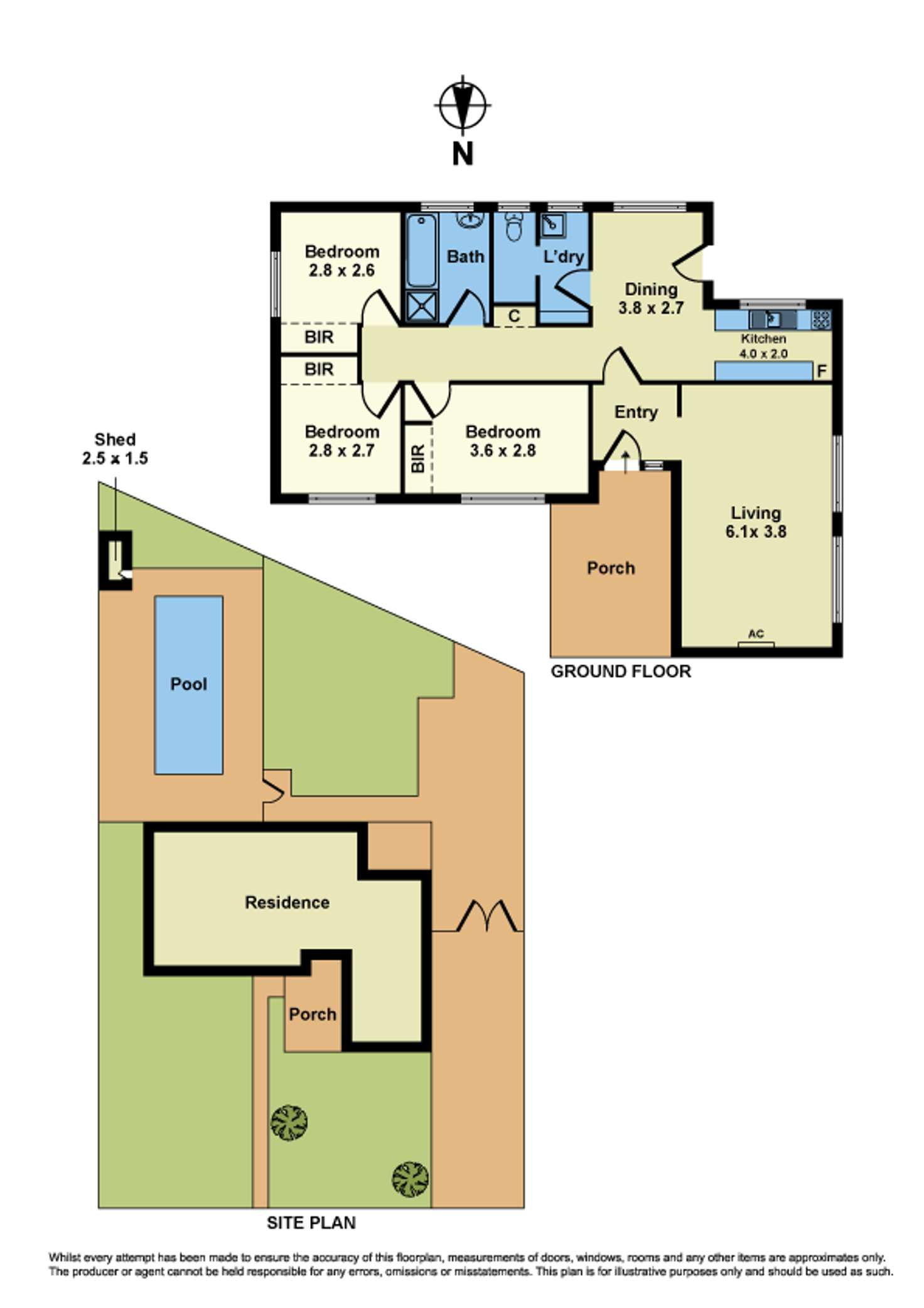Floorplan of Homely house listing, 41 Learmonth Crescent, Sunshine West VIC 3020