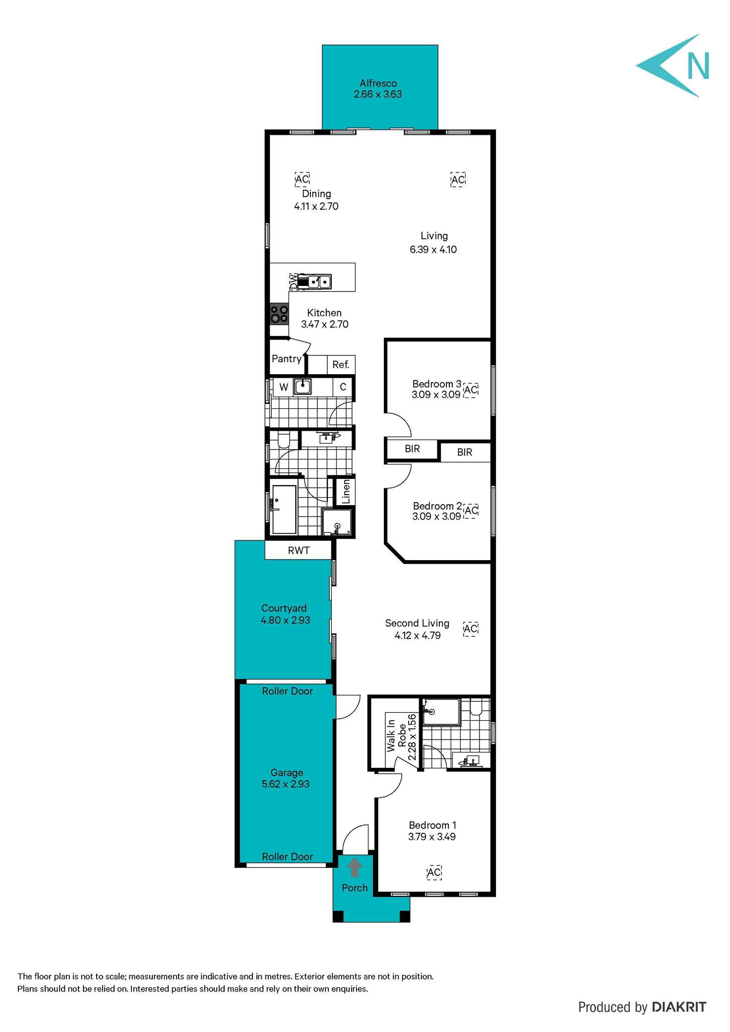 Floorplan of Homely house listing, 3a Byron Avenue, Plympton Park SA 5038