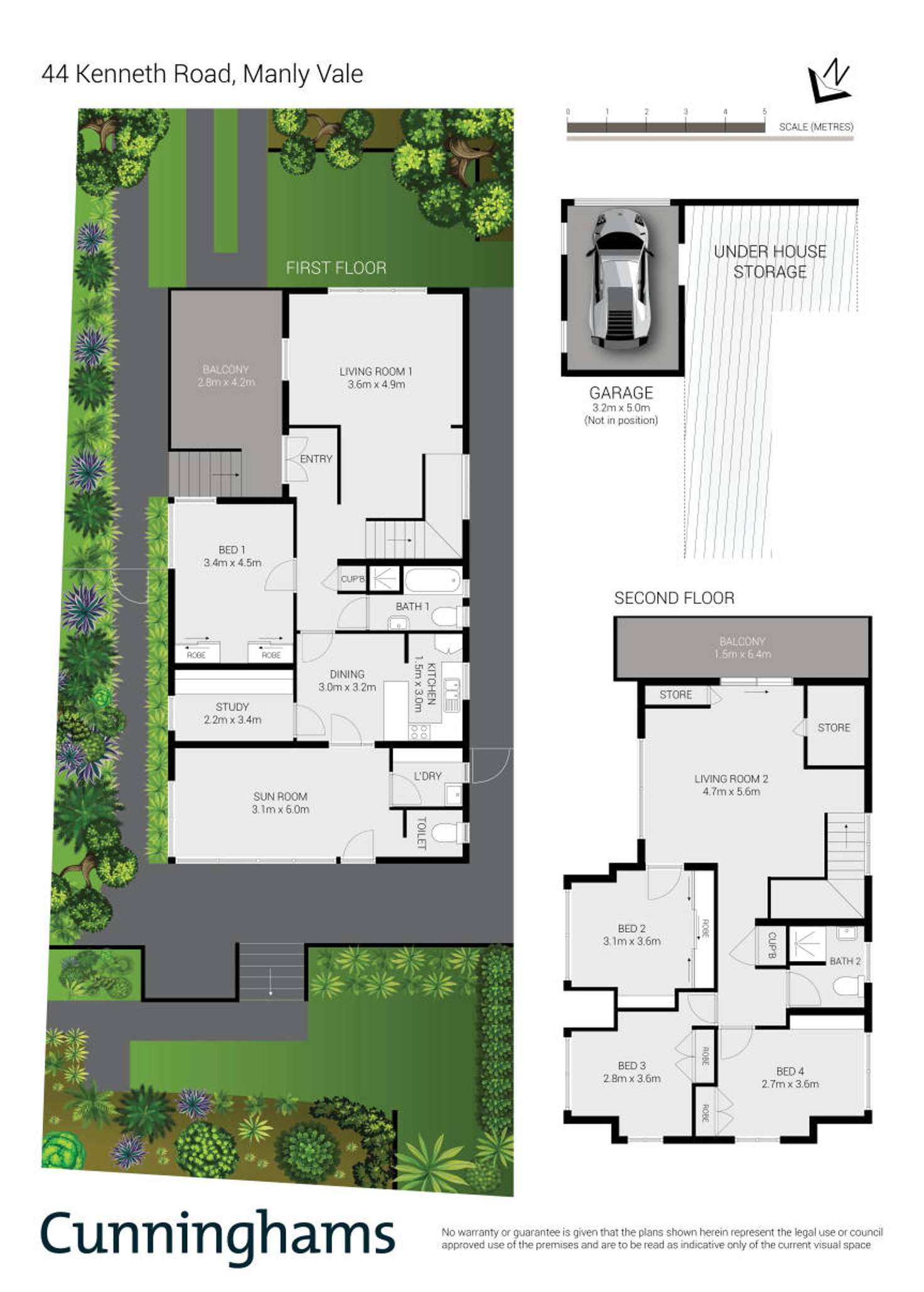 Floorplan of Homely house listing, 44 Kenneth Road, Manly Vale NSW 2093