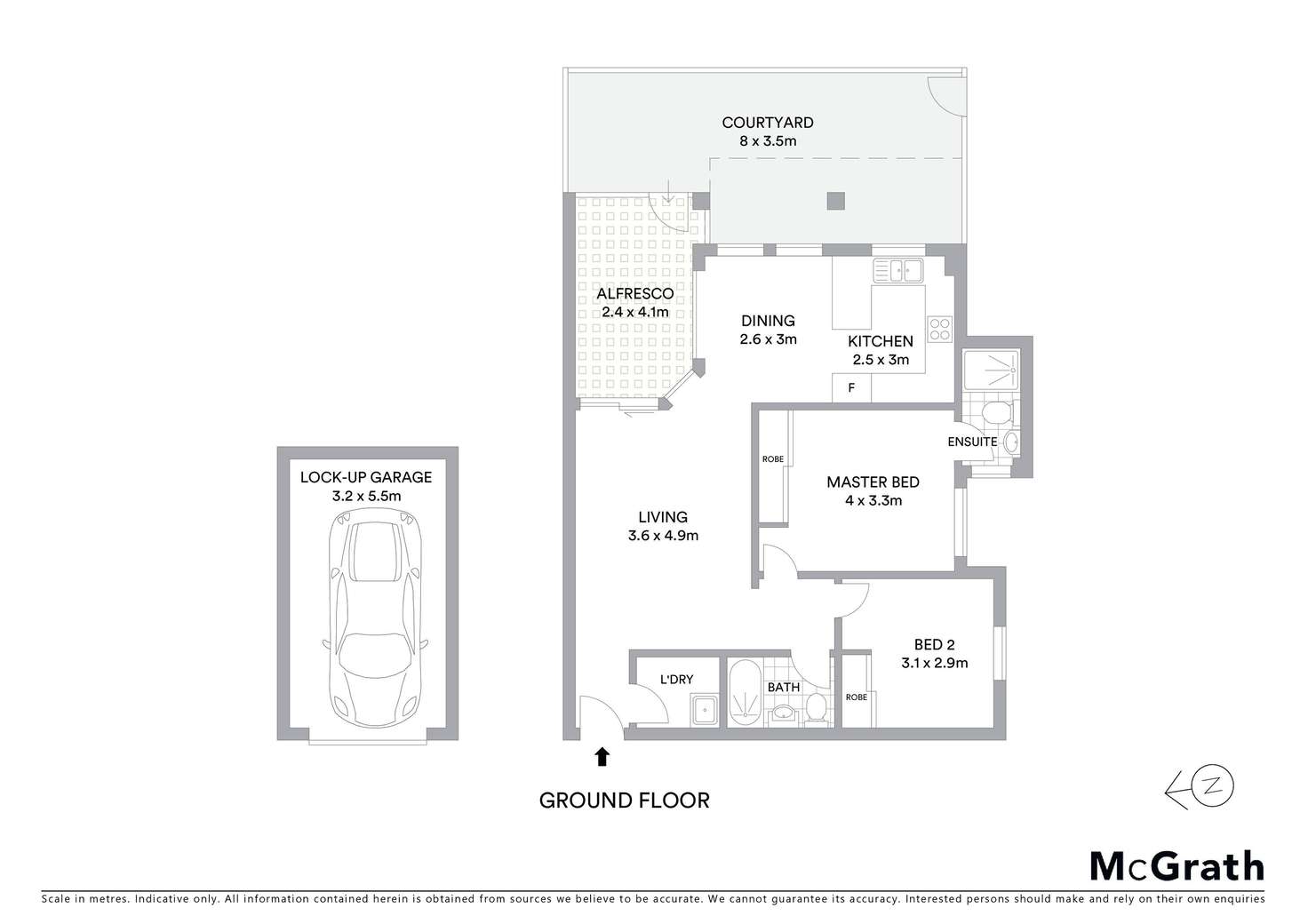 Floorplan of Homely apartment listing, 18/1 Talus Street, Naremburn NSW 2065