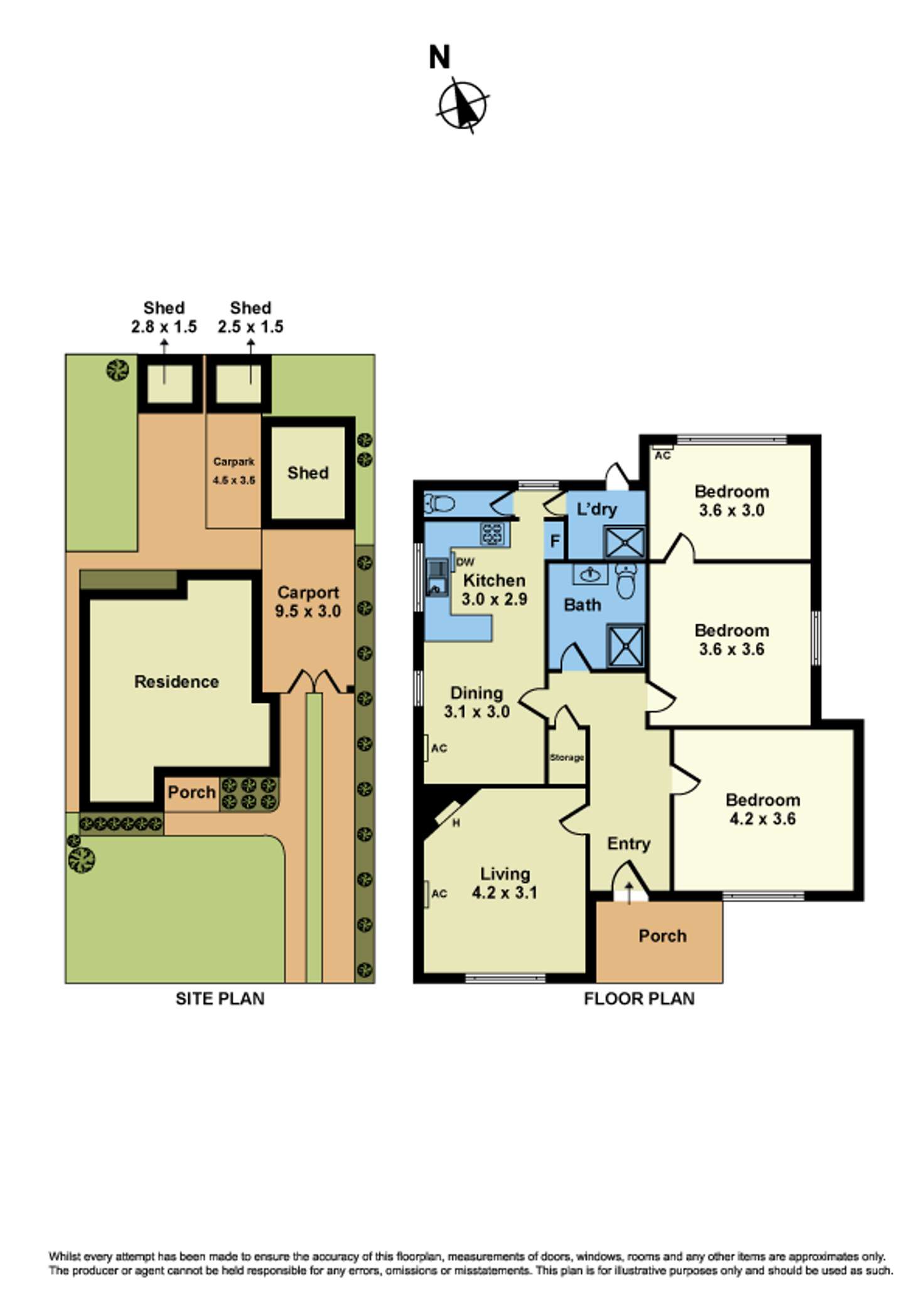 Floorplan of Homely house listing, 51 Dickson Street, Sunshine VIC 3020