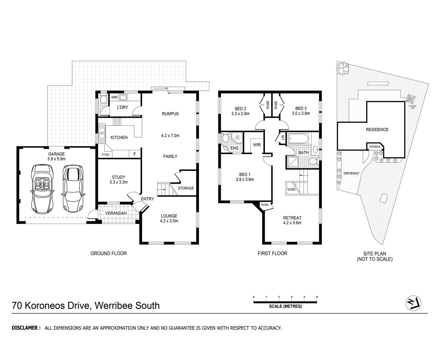 Floorplan of Homely house listing, 70 Koroneos Drive, Werribee South VIC 3030