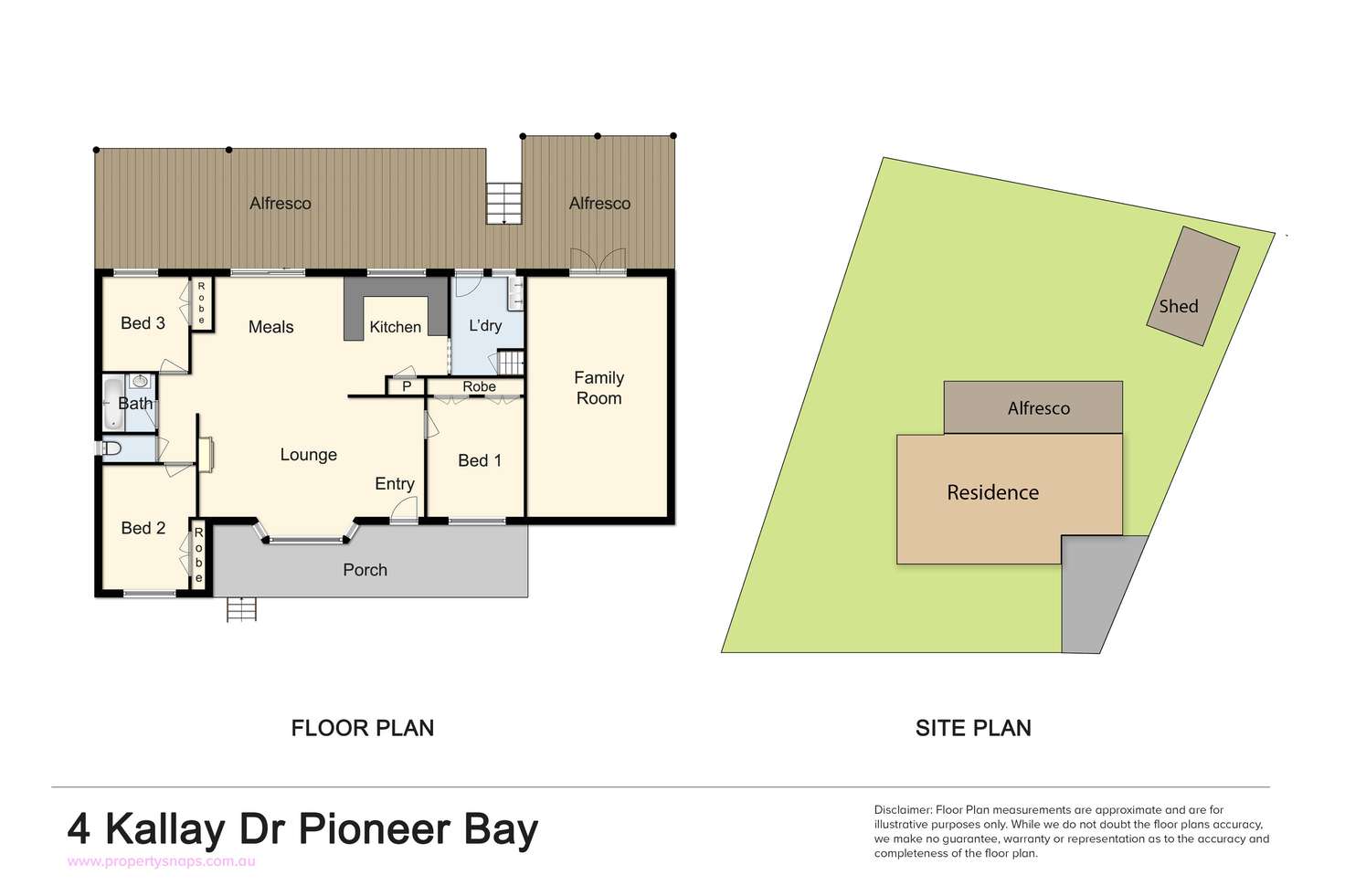 Floorplan of Homely house listing, 4 Kallay Drive, Pioneer Bay VIC 3984
