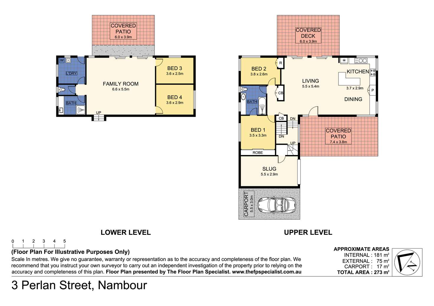 Floorplan of Homely house listing, 3 Perlan Street, Nambour QLD 4560