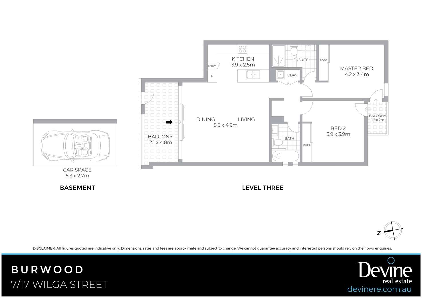 Floorplan of Homely unit listing, 7/17 Wilga Street, Burwood NSW 2134