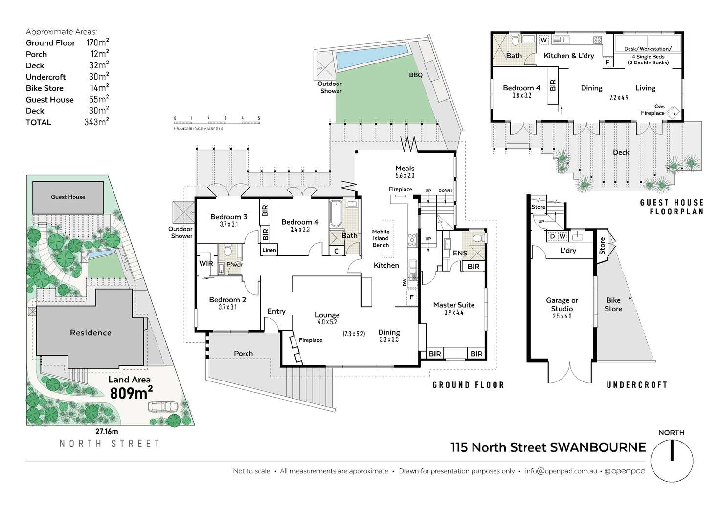 Floorplan of Homely house listing, 115 North Street, Swanbourne WA 6010