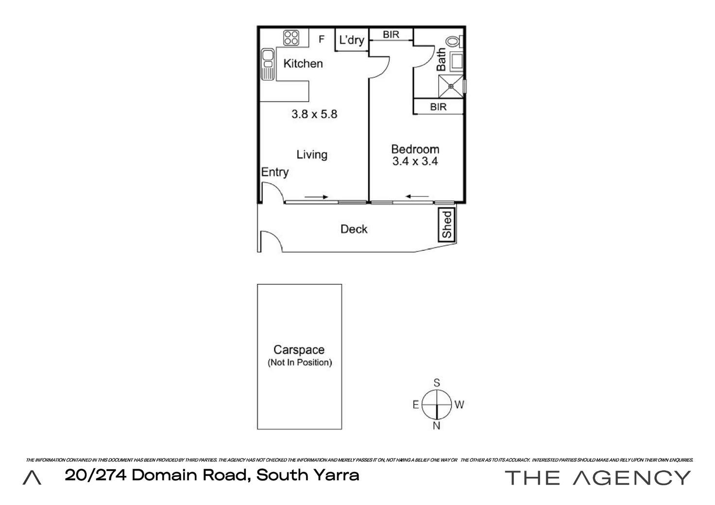 Floorplan of Homely apartment listing, 20/274 Domain Road, South Yarra VIC 3141
