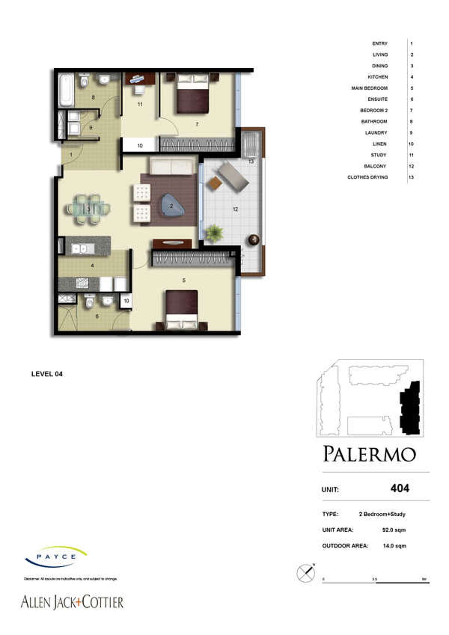 Floorplan of Homely apartment listing, 404/4 Nuvolari Place, Wentworth Point NSW 2127