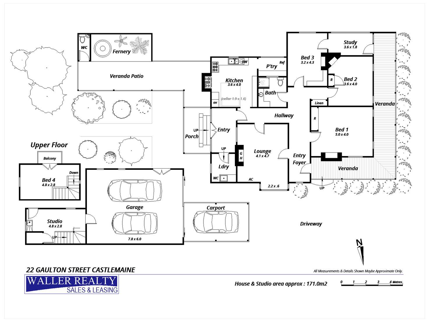 Floorplan of Homely house listing, 22 Gaulton Street, Castlemaine VIC 3450