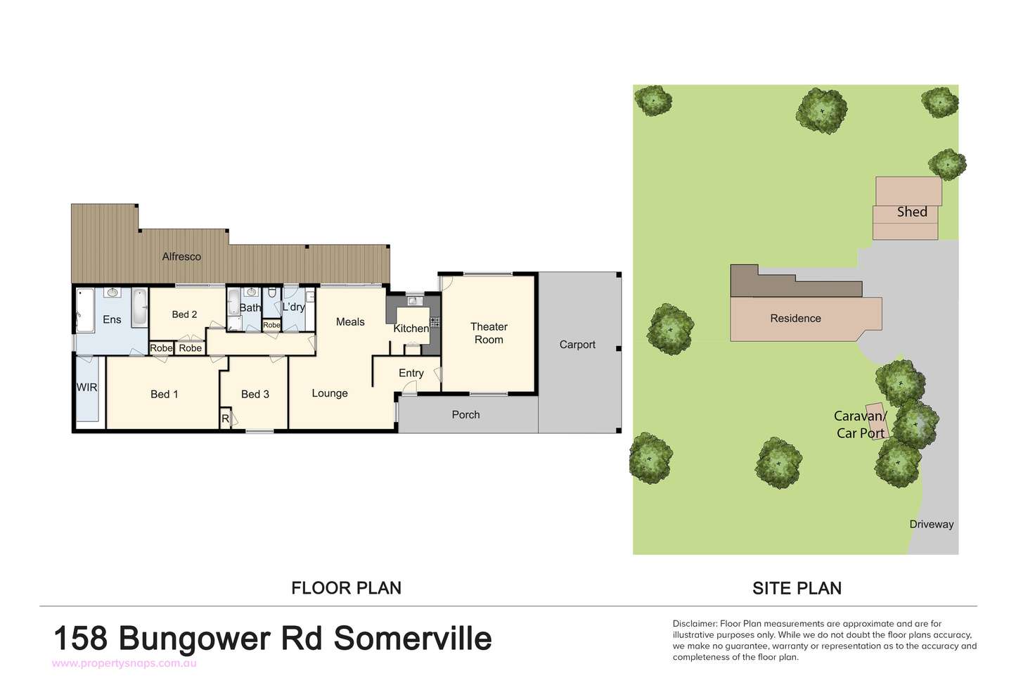 Floorplan of Homely acreageSemiRural listing, 158 Bungower Road, Somerville VIC 3912