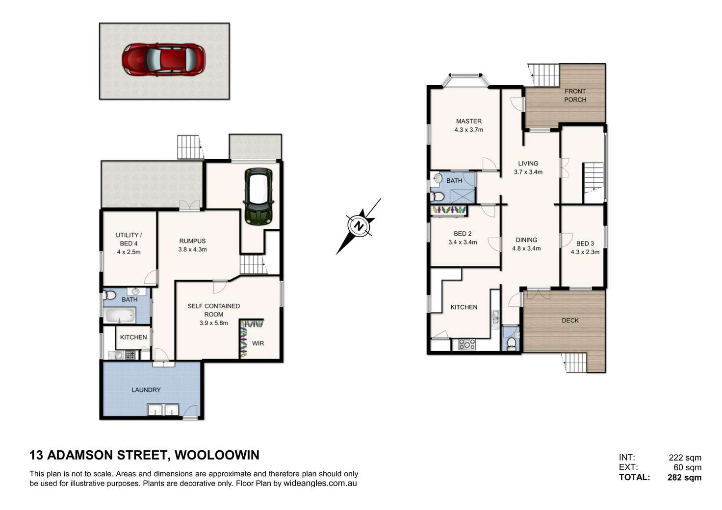 Floorplan of Homely house listing, 13 Adamson Street, Wooloowin QLD 4030