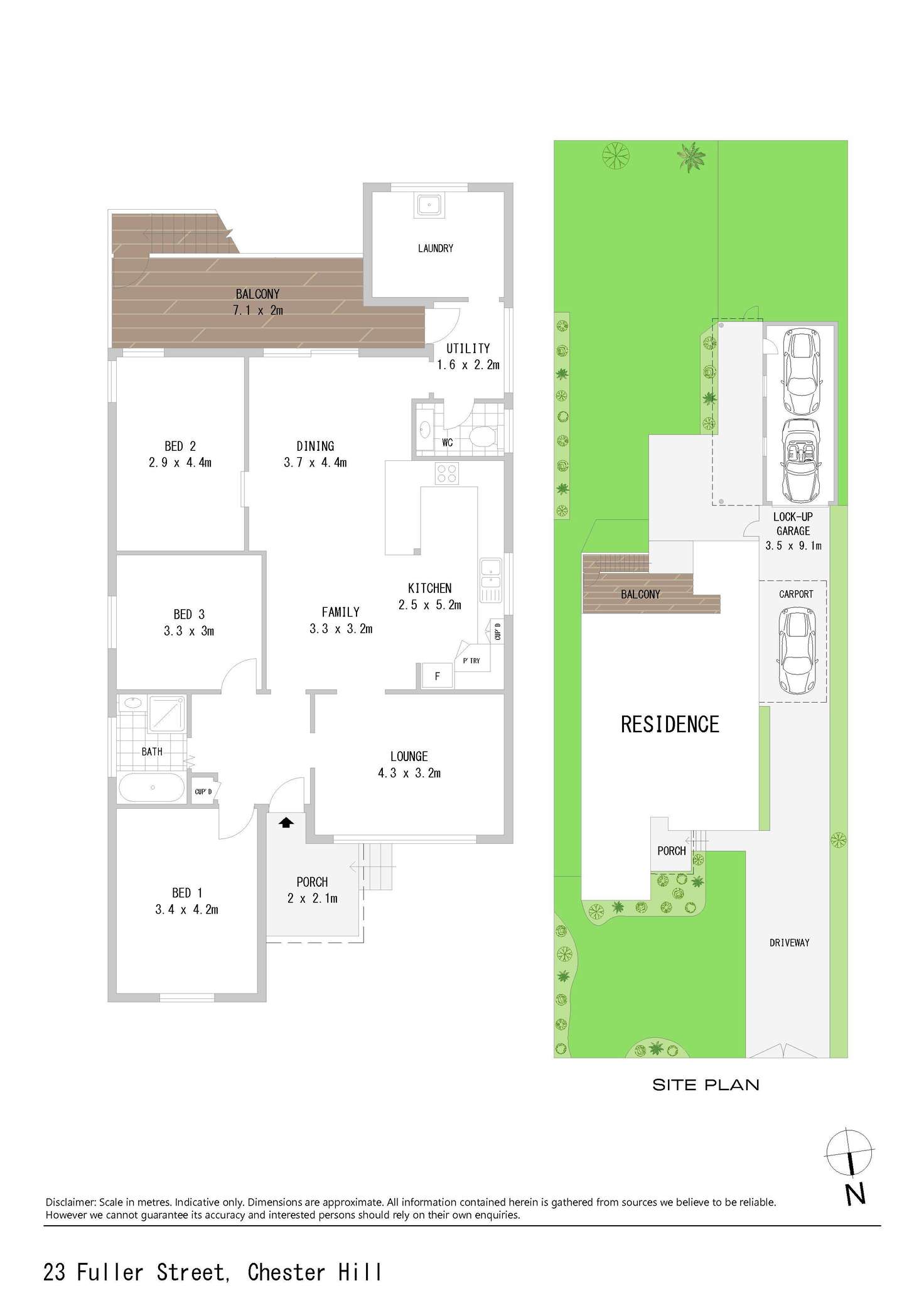 Floorplan of Homely house listing, 23 Fuller Street, Chester Hill NSW 2162