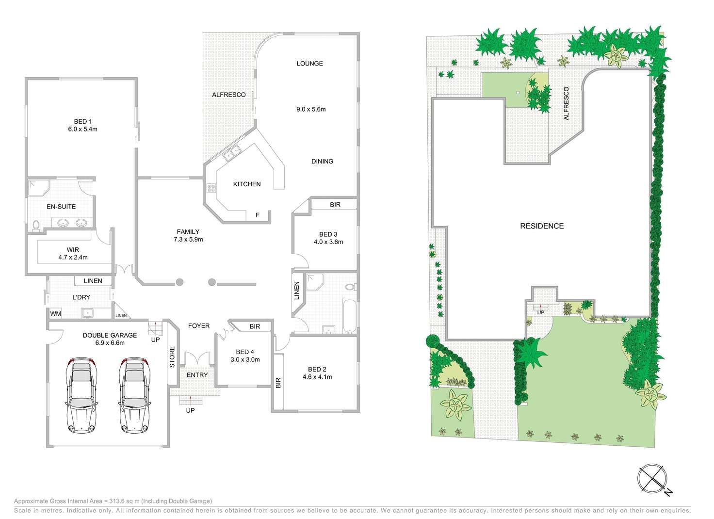 Floorplan of Homely house listing, 6 Bluewater Place, Sapphire Beach NSW 2450