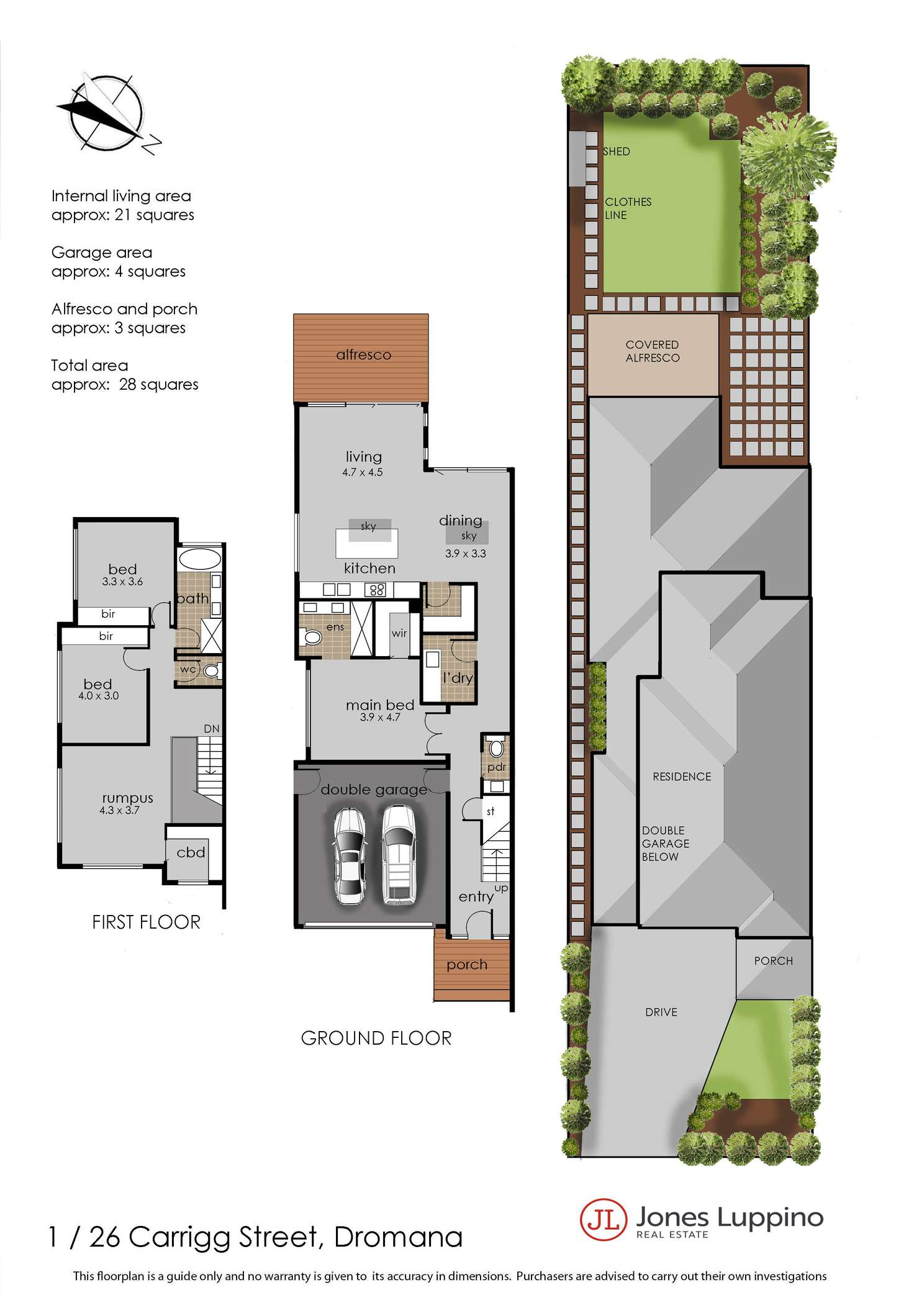 Floorplan of Homely house listing, 26 Carrigg Street, Dromana VIC 3936