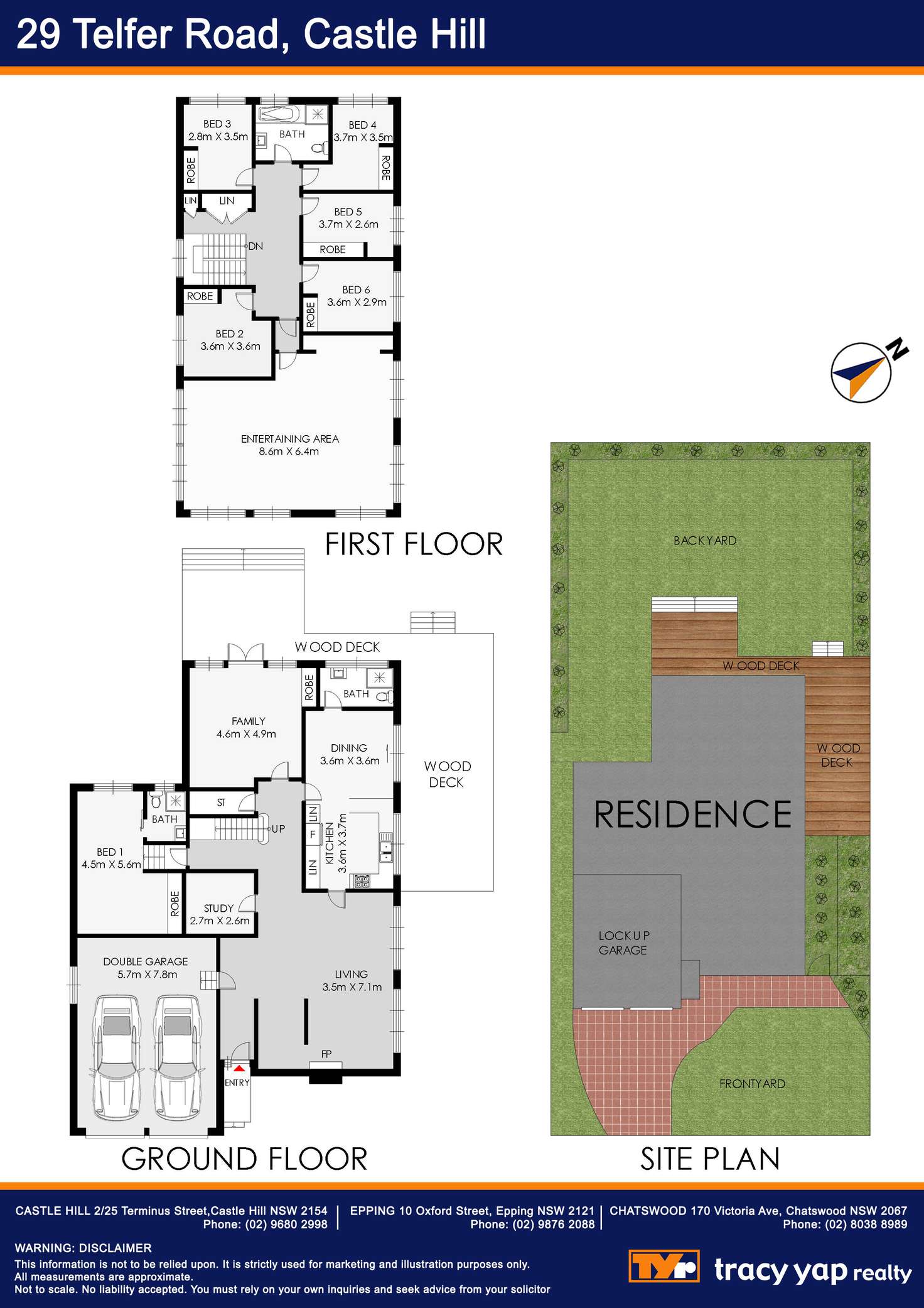 Floorplan of Homely house listing, 29 Telfer Road, Castle Hill NSW 2154