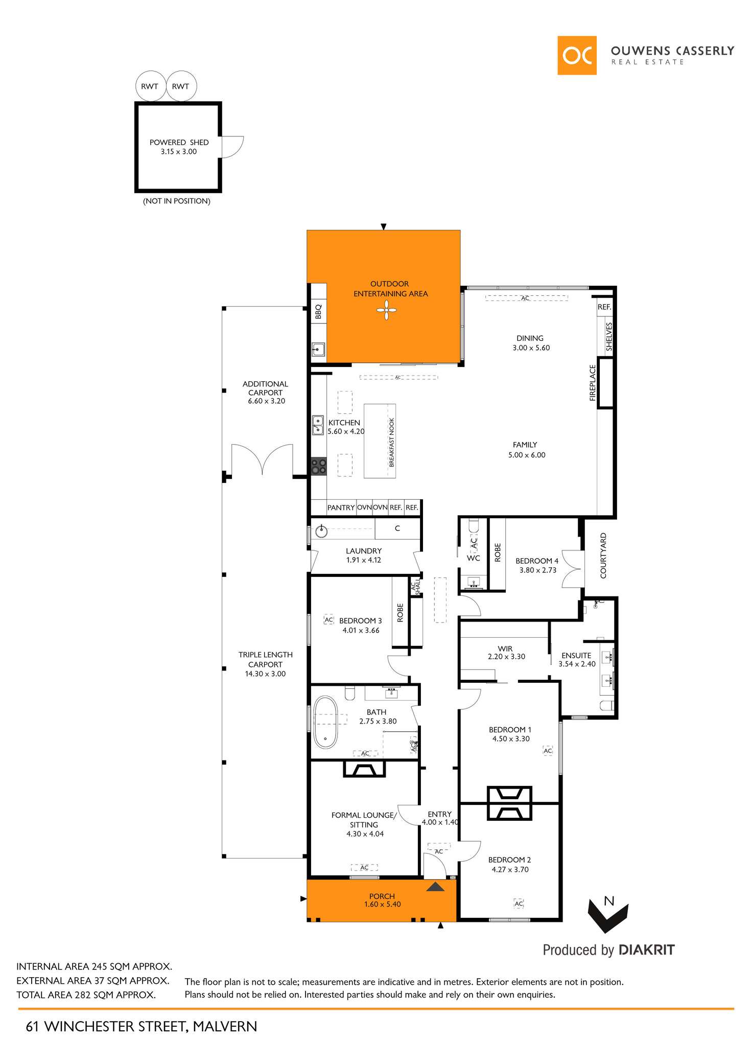 Floorplan of Homely house listing, 61 Winchester Street, Malvern SA 5061