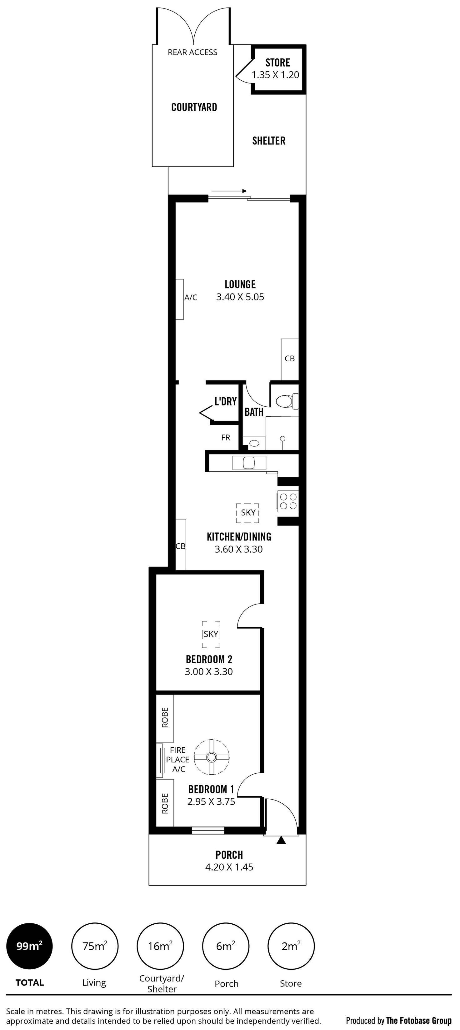 Floorplan of Homely house listing, 12 Gladstone Street, Adelaide SA 5000