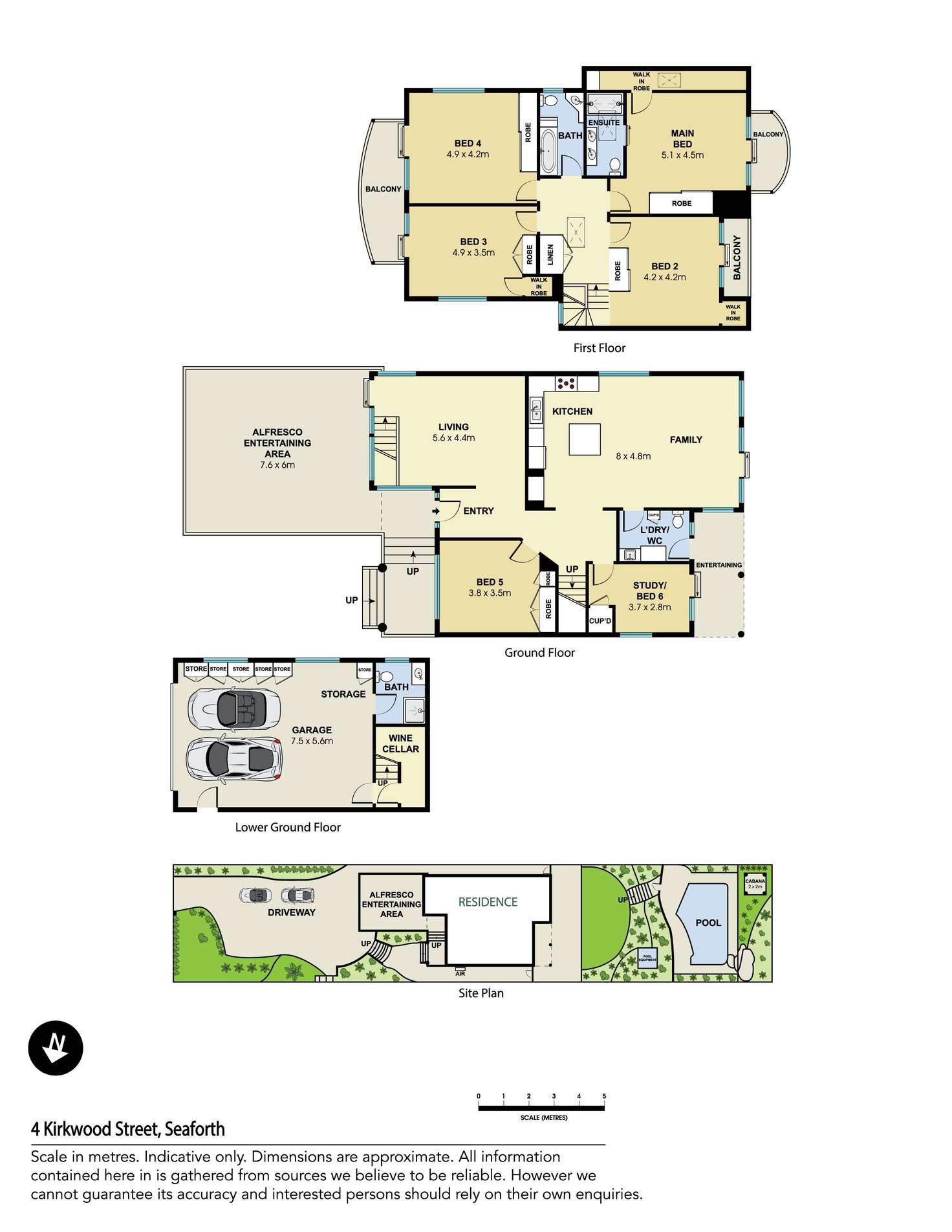 Floorplan of Homely house listing, 4 Kirkwood Street, Seaforth NSW 2092