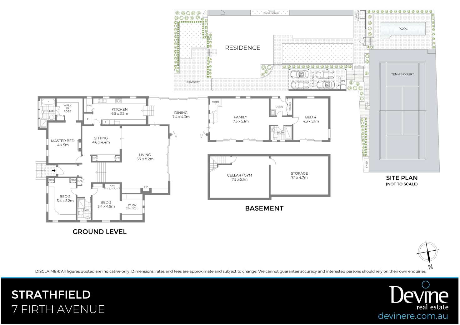 Floorplan of Homely house listing, 7 Firth Avenue, Strathfield NSW 2135