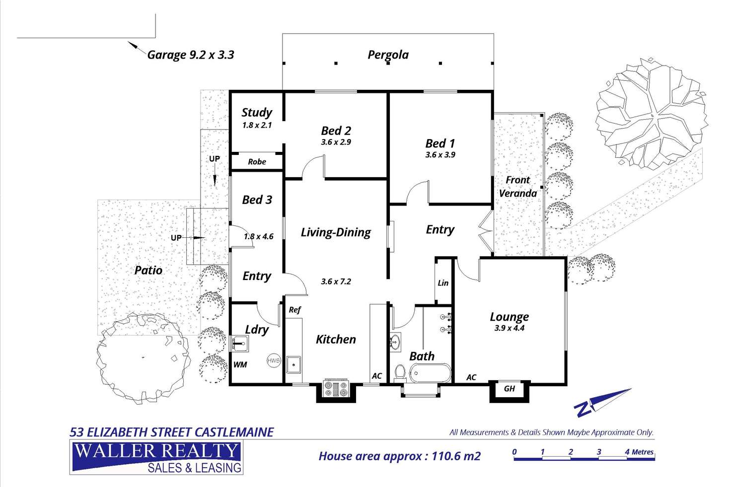Floorplan of Homely house listing, 53 Elizabeth Street, Castlemaine VIC 3450