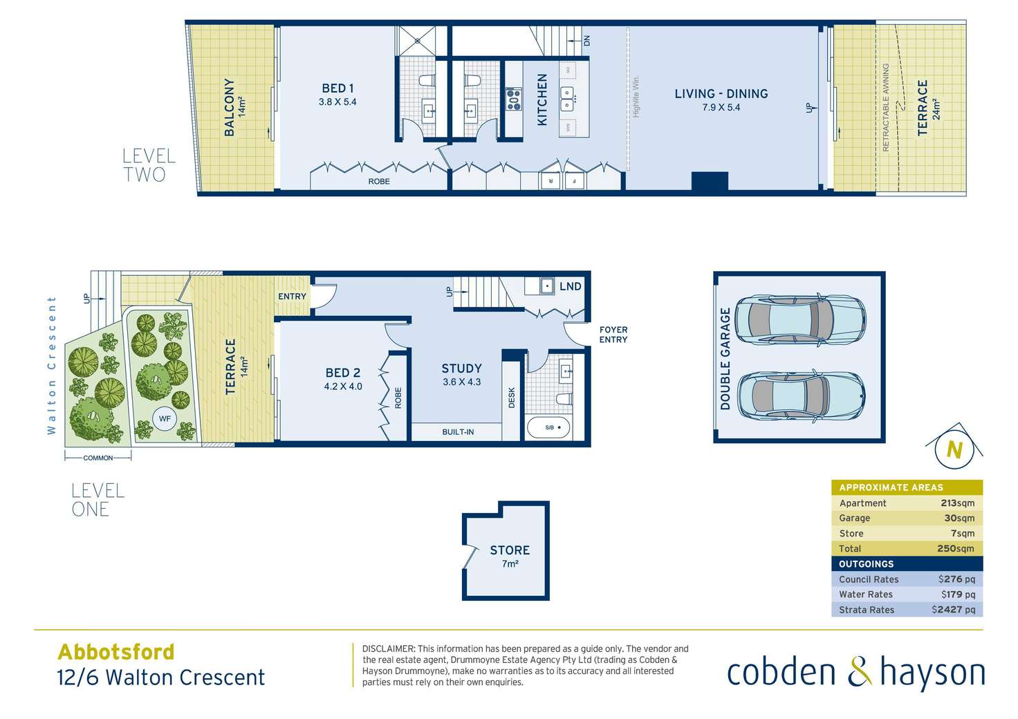 Floorplan of Homely apartment listing, 12/6 Walton Crescent, Abbotsford NSW 2046