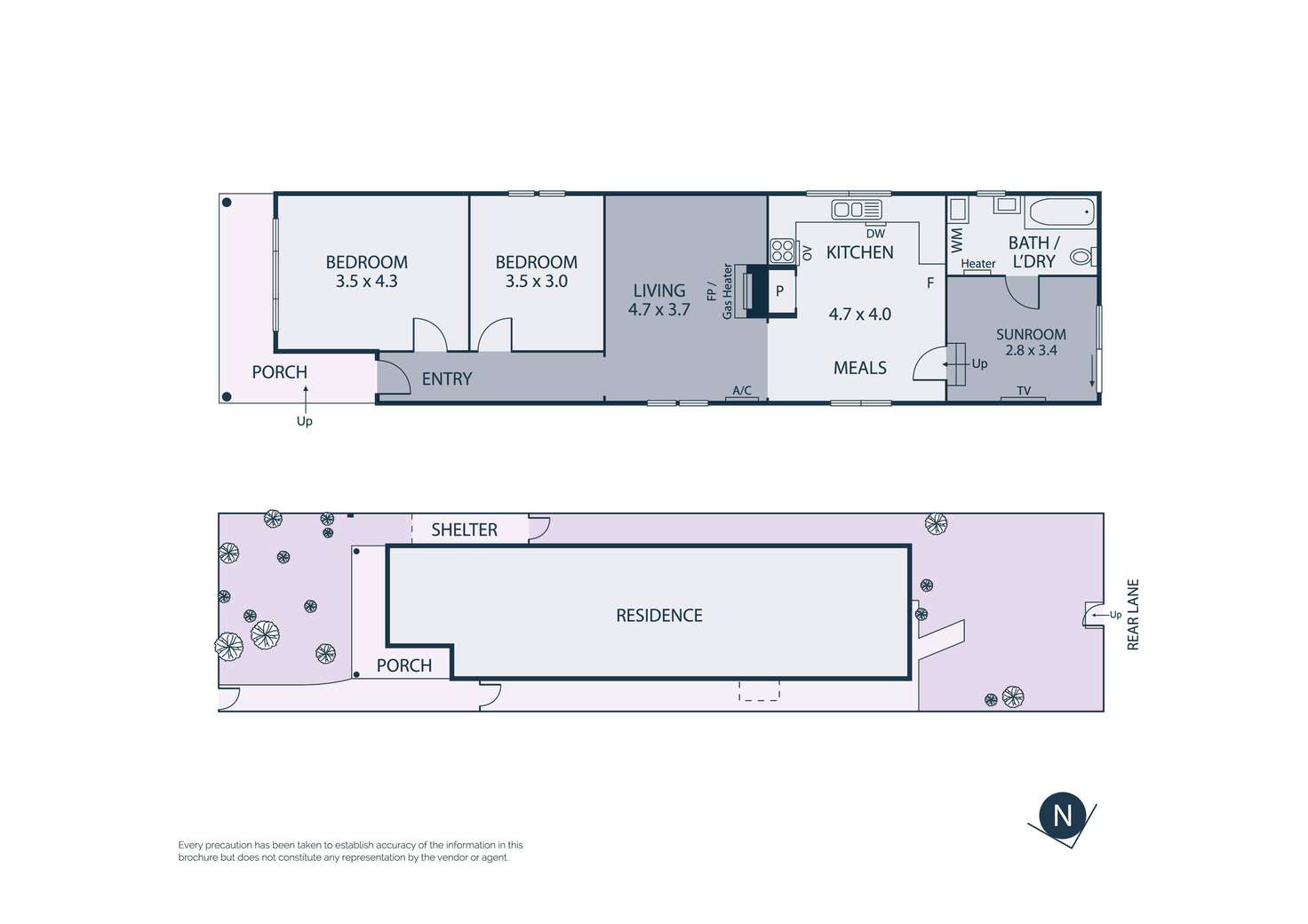 Floorplan of Homely house listing, 349 St Georges Road, Thornbury VIC 3071