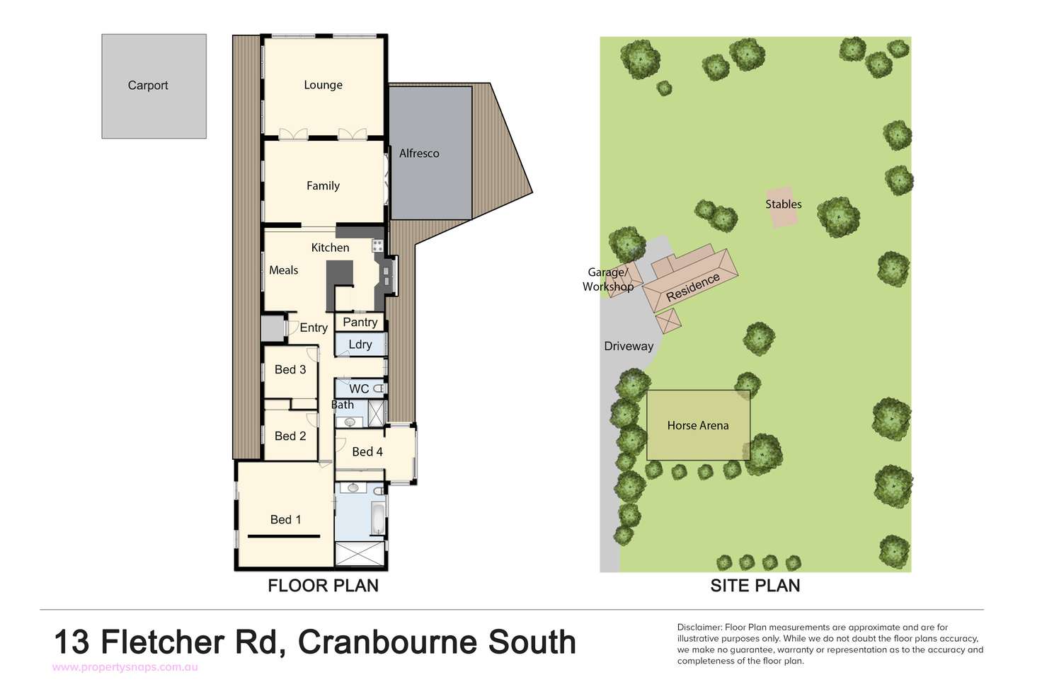 Floorplan of Homely house listing, 13 Fletcher Road, Cranbourne South VIC 3977