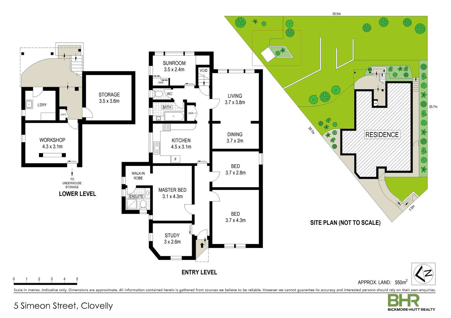 Floorplan of Homely house listing, 5 Simeon Street, Clovelly NSW 2031