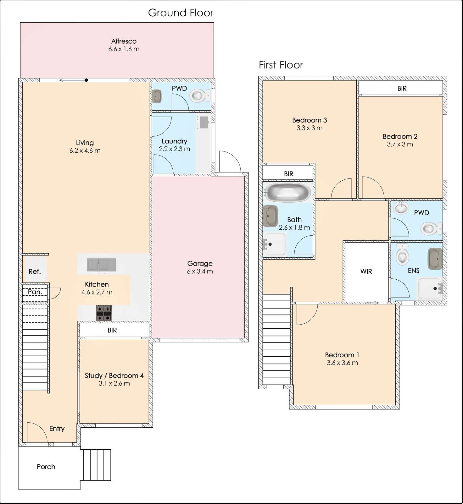 Floorplan of Homely townhouse listing, 5C Motherwell Avenue, Greenvale VIC 3059