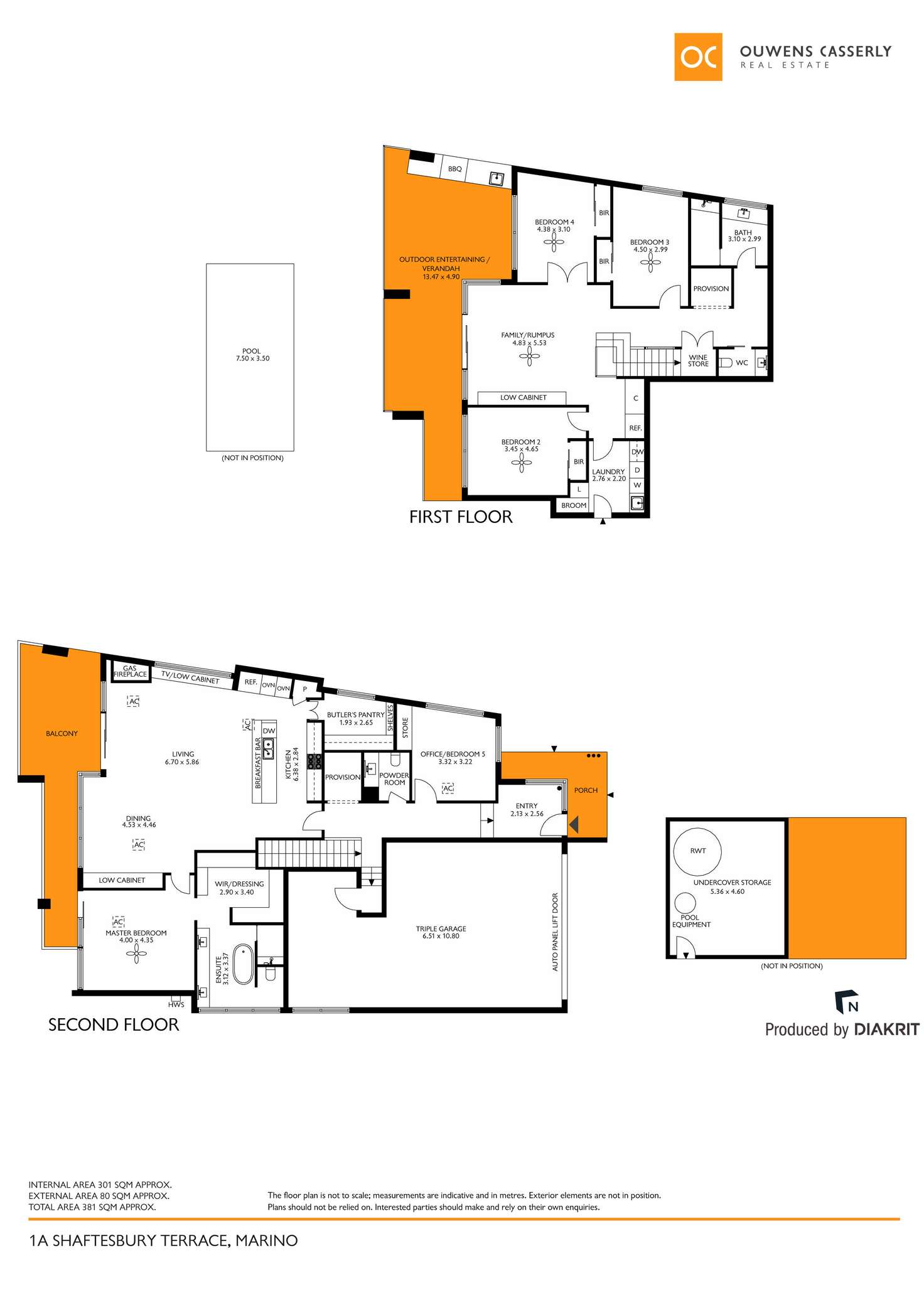 Floorplan of Homely house listing, 1A Shaftesbury Terrace, Marino SA 5049