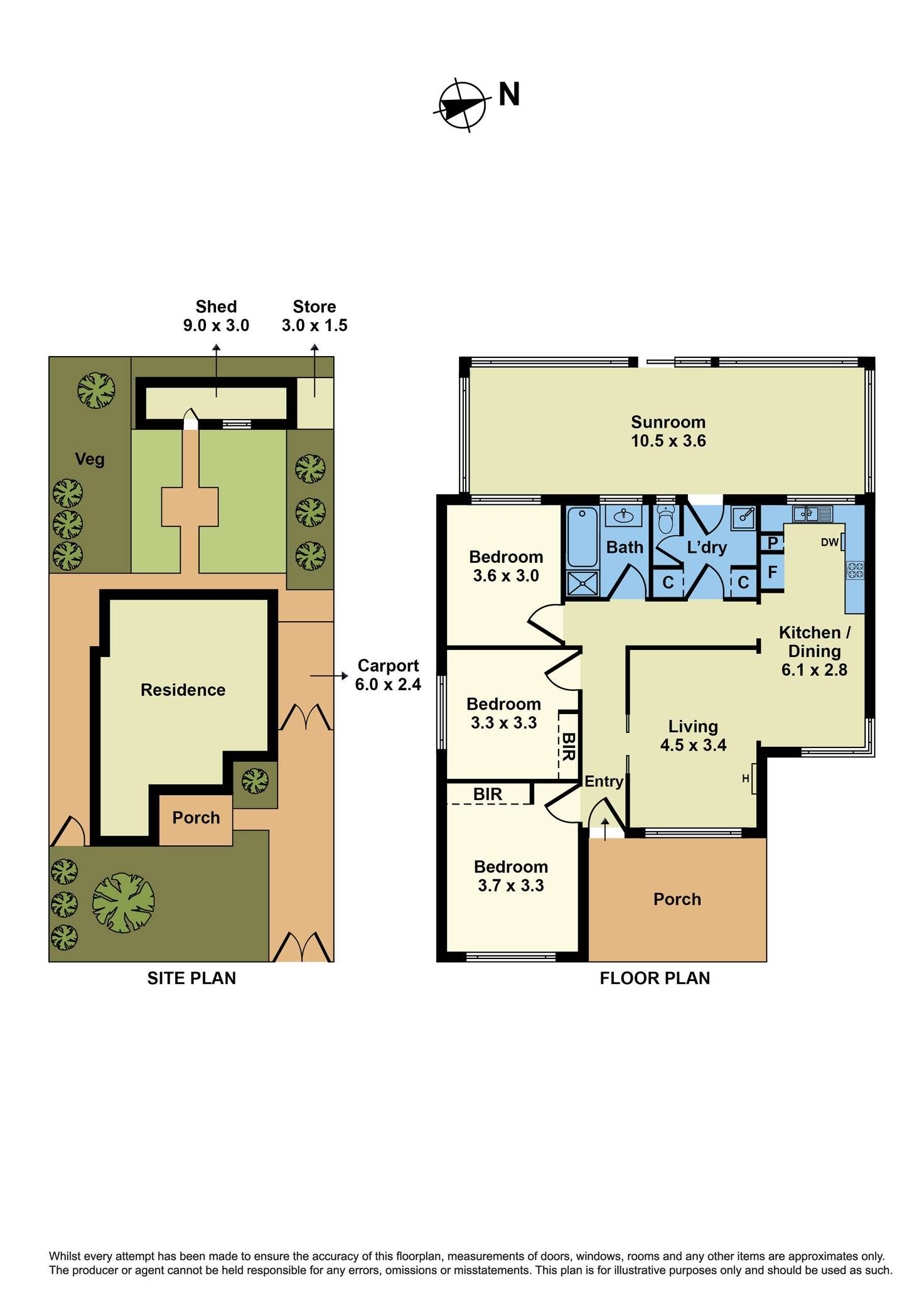 Floorplan of Homely house listing, 19 Garnet Street, Sunshine North VIC 3020