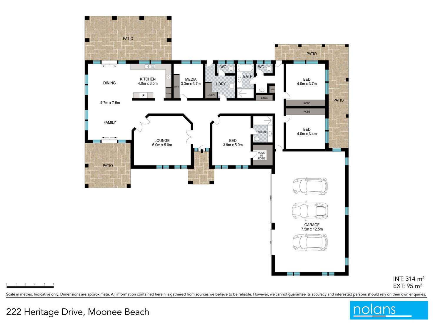 Floorplan of Homely house listing, 222 Heritage Drive, Moonee Beach NSW 2450