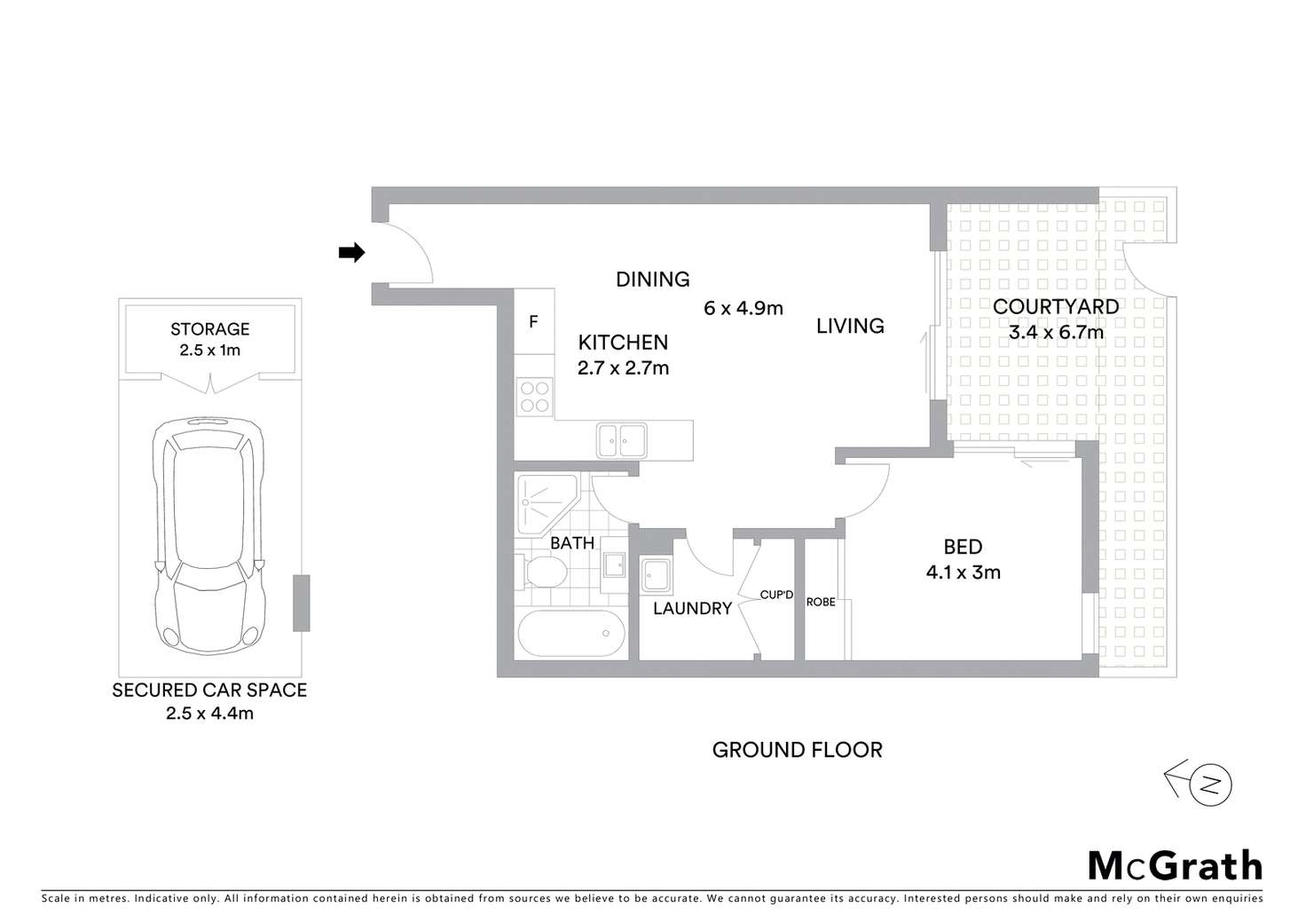 Floorplan of Homely unit listing, G08/2 Hazlewood Place, Epping NSW 2121