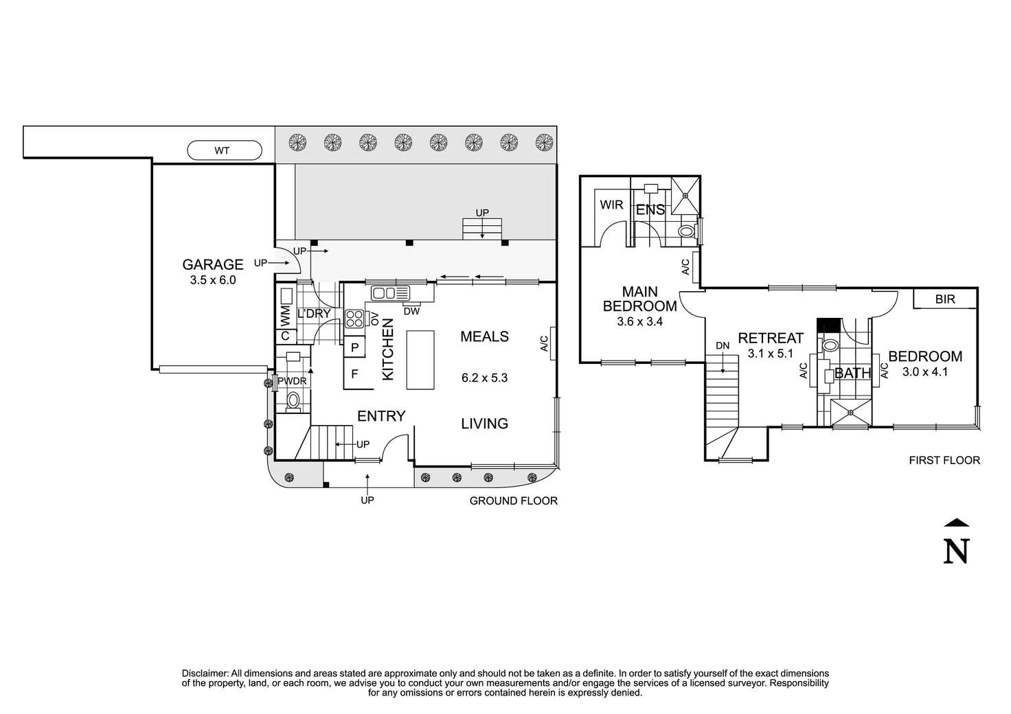 Floorplan of Homely townhouse listing, 2/3 Olympiad Crescent, Box Hill North VIC 3129