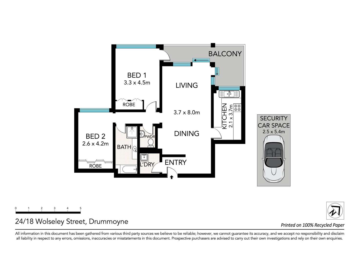 Floorplan of Homely apartment listing, 24/18 Wolseley Street, Drummoyne NSW 2047