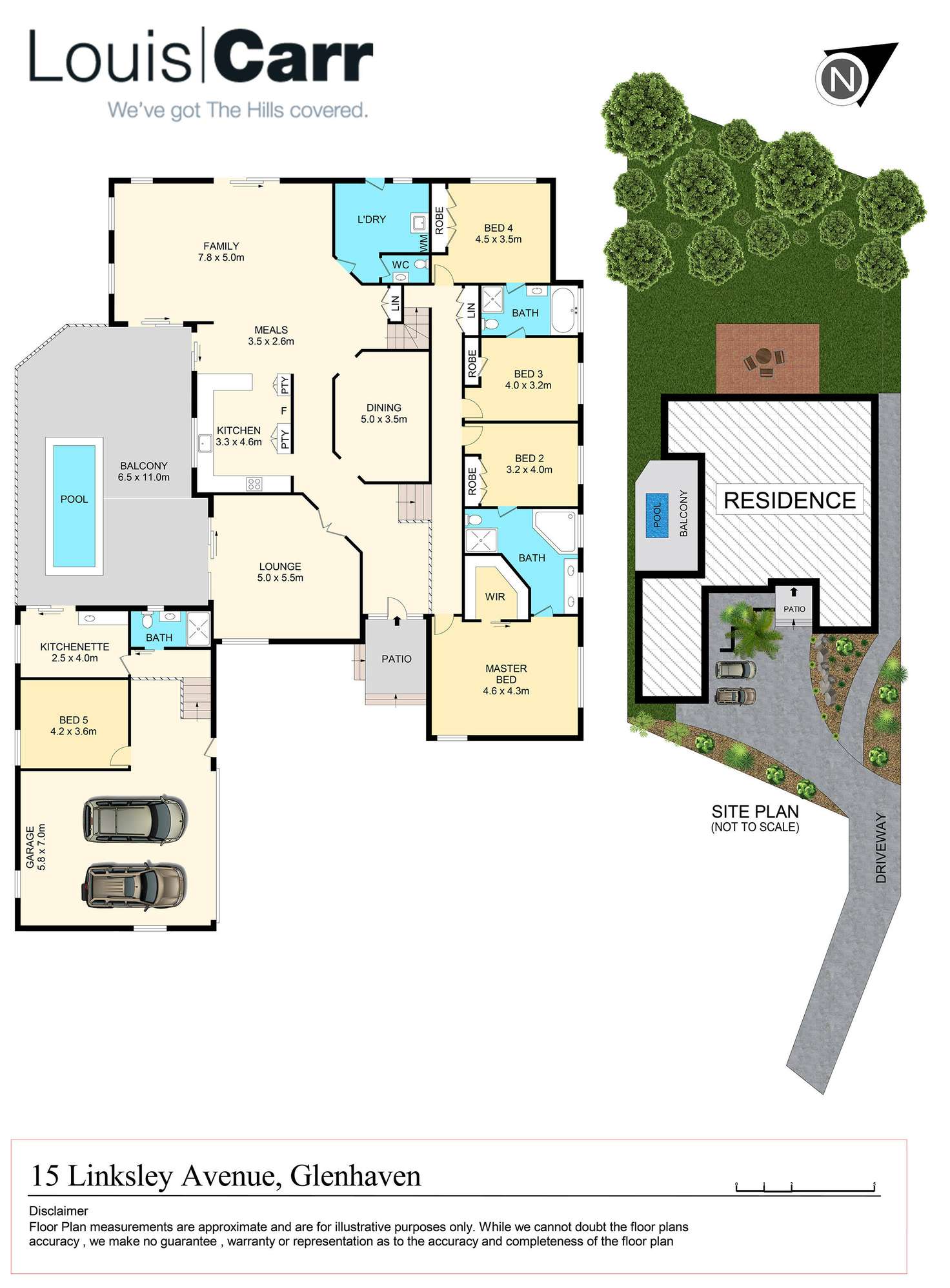 Floorplan of Homely house listing, 15 Linksley Avenue, Glenhaven NSW 2156