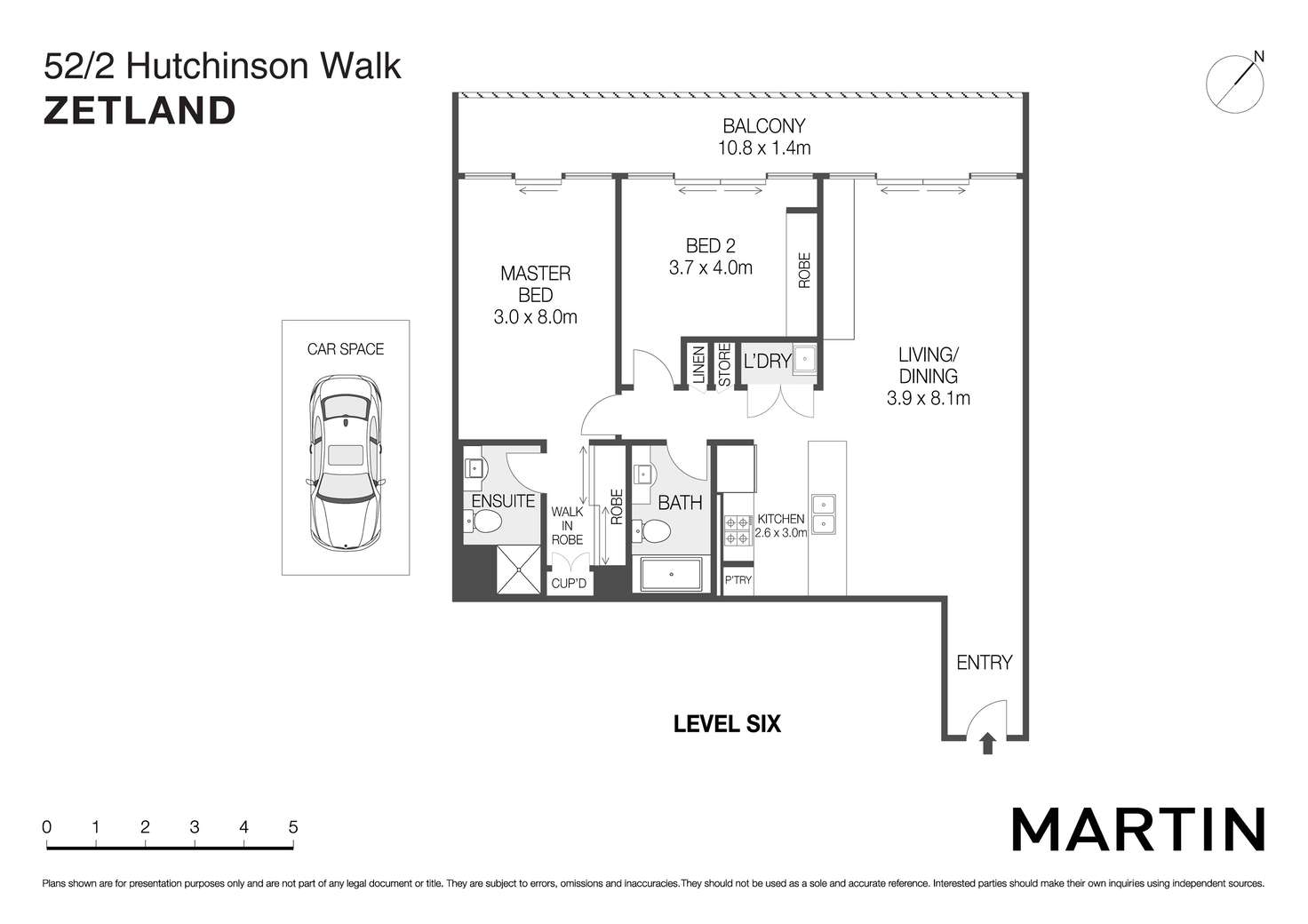 Floorplan of Homely apartment listing, 52/2 Hutchinson Walk, Zetland NSW 2017