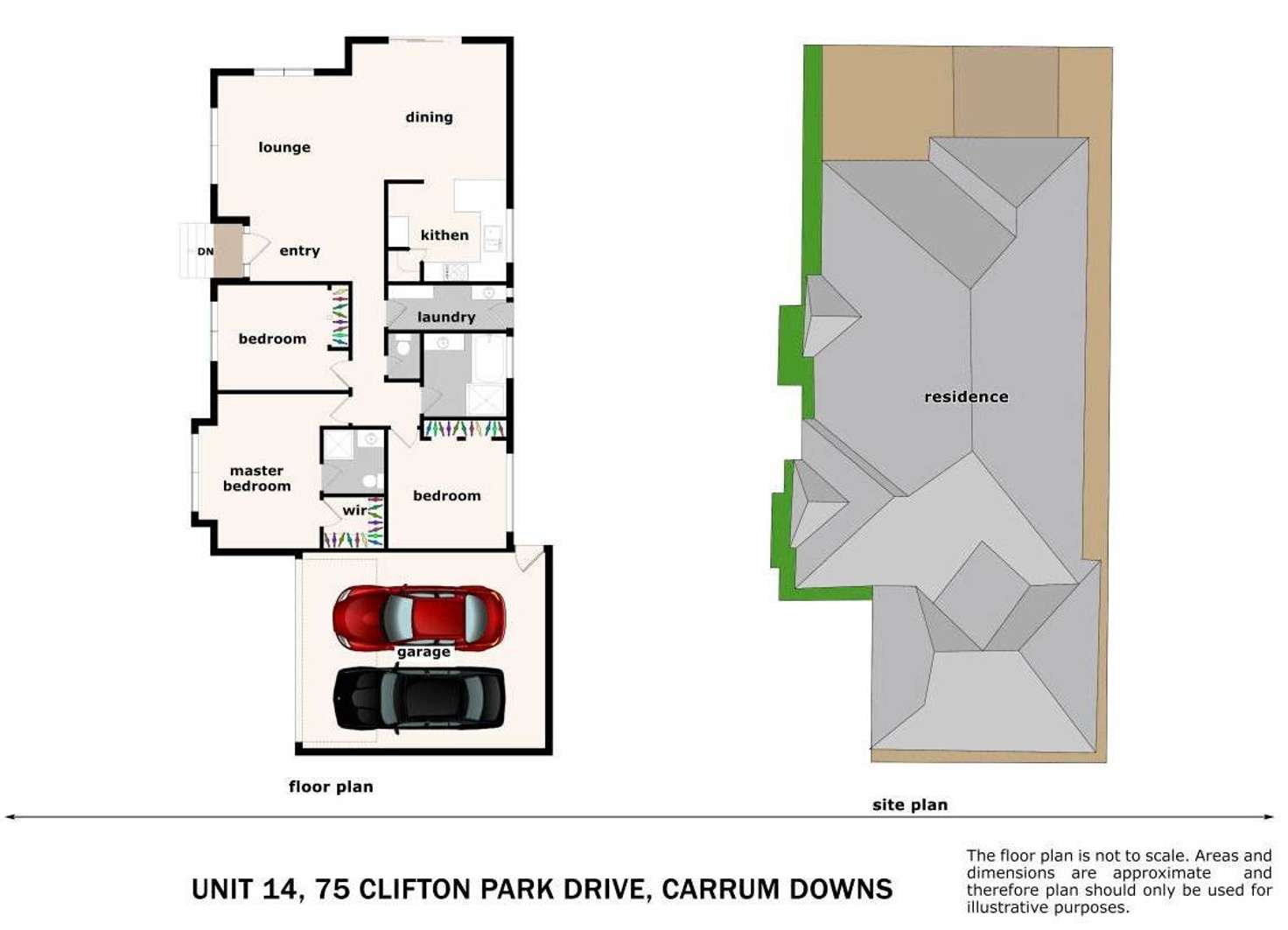 Floorplan of Homely unit listing, 14/75 Clifton Park Drive, Carrum Downs VIC 3201