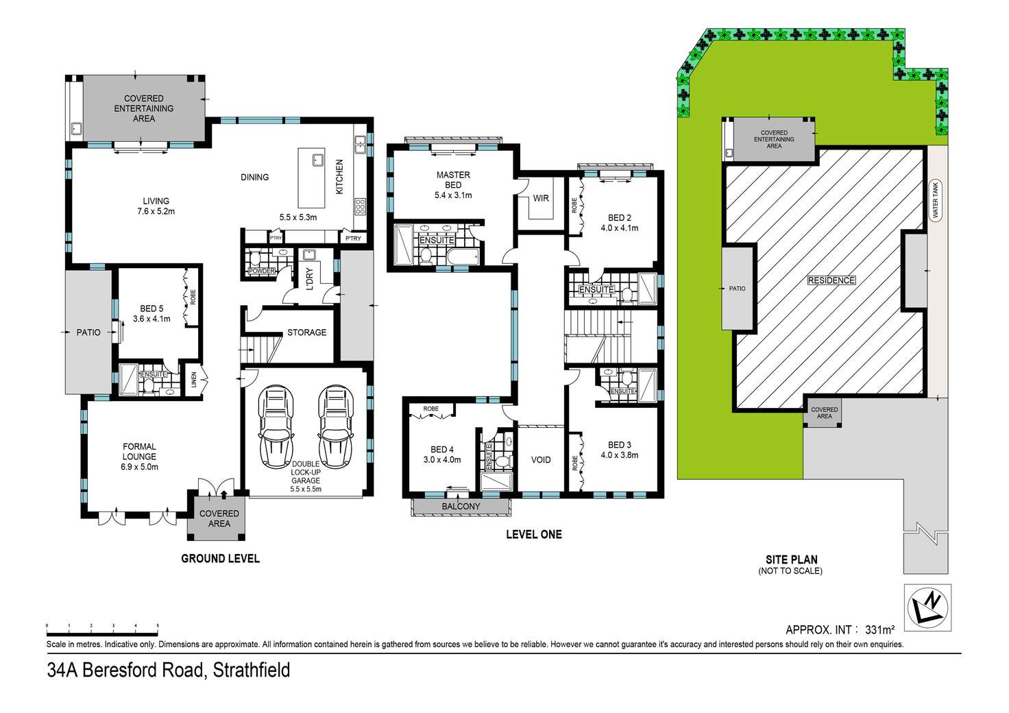 Floorplan of Homely house listing, 34A Beresford Road, Strathfield NSW 2135