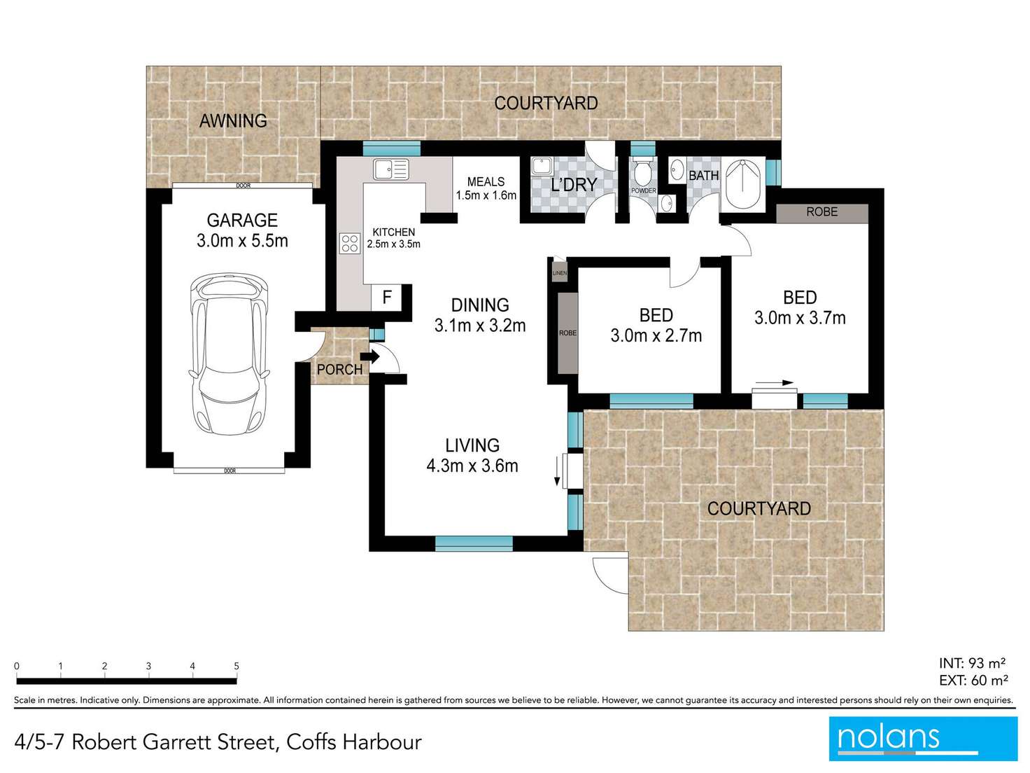 Floorplan of Homely villa listing, 4/5-7 Robert Garrett Street, Coffs Harbour NSW 2450