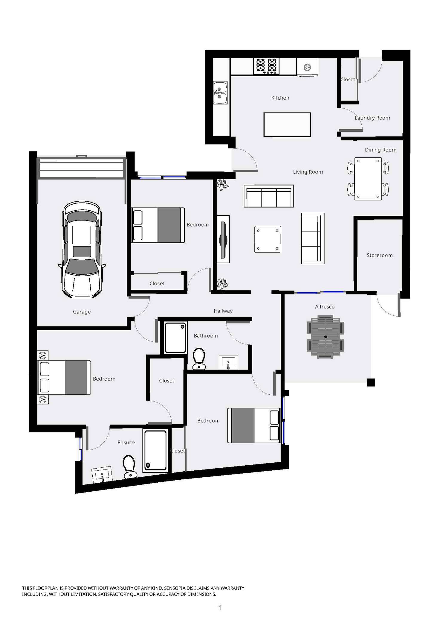 Floorplan of Homely villa listing, 9B Moffat Place, Warwick WA 6024