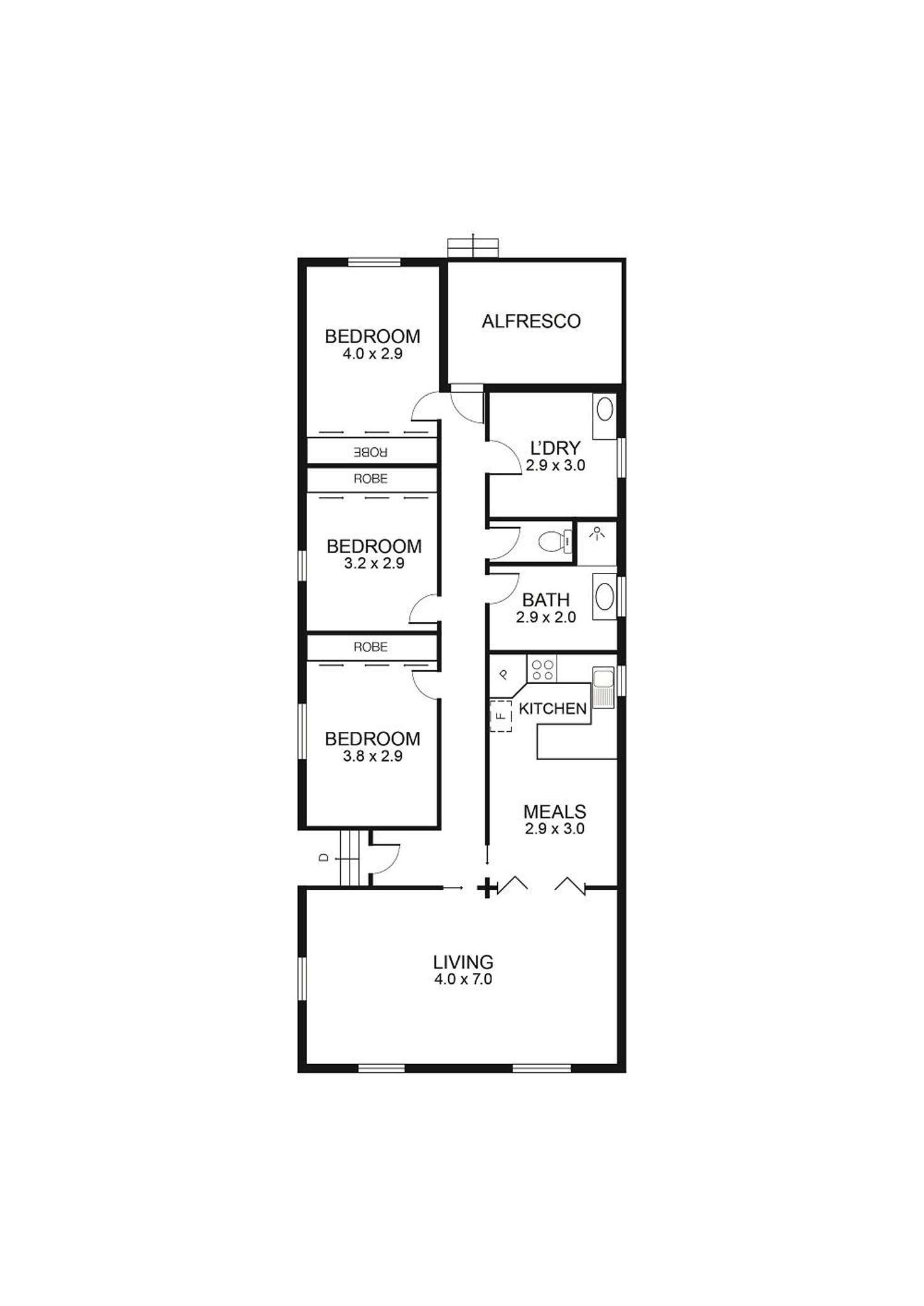 Floorplan of Homely house listing, 35 Russell Place, Williamstown VIC 3016