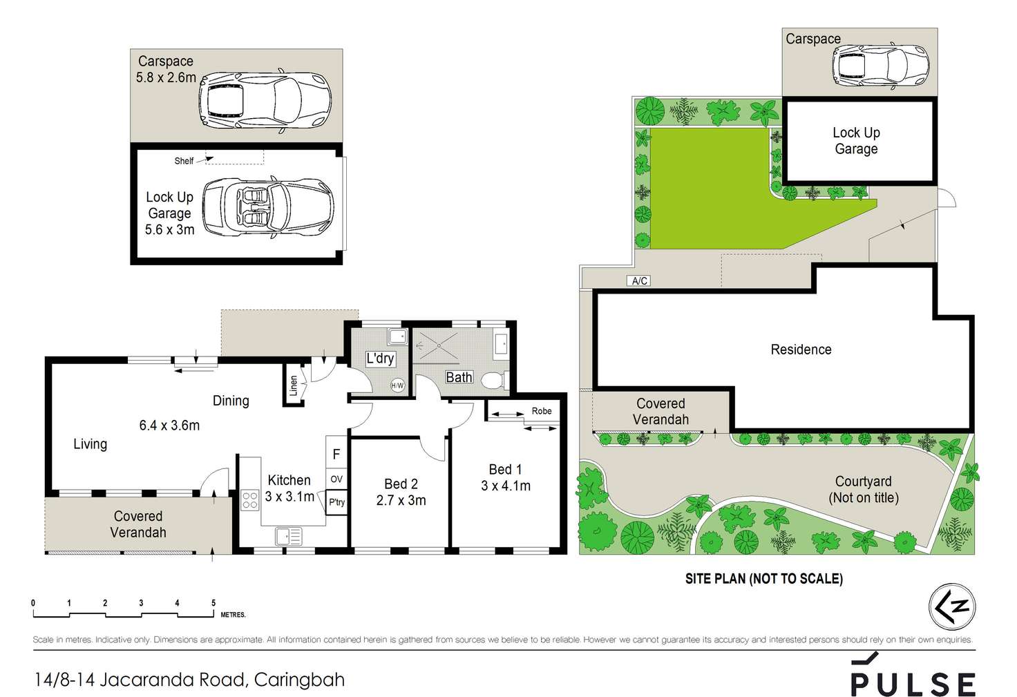 Floorplan of Homely villa listing, 14/8-14 Jacaranda Road, Caringbah NSW 2229