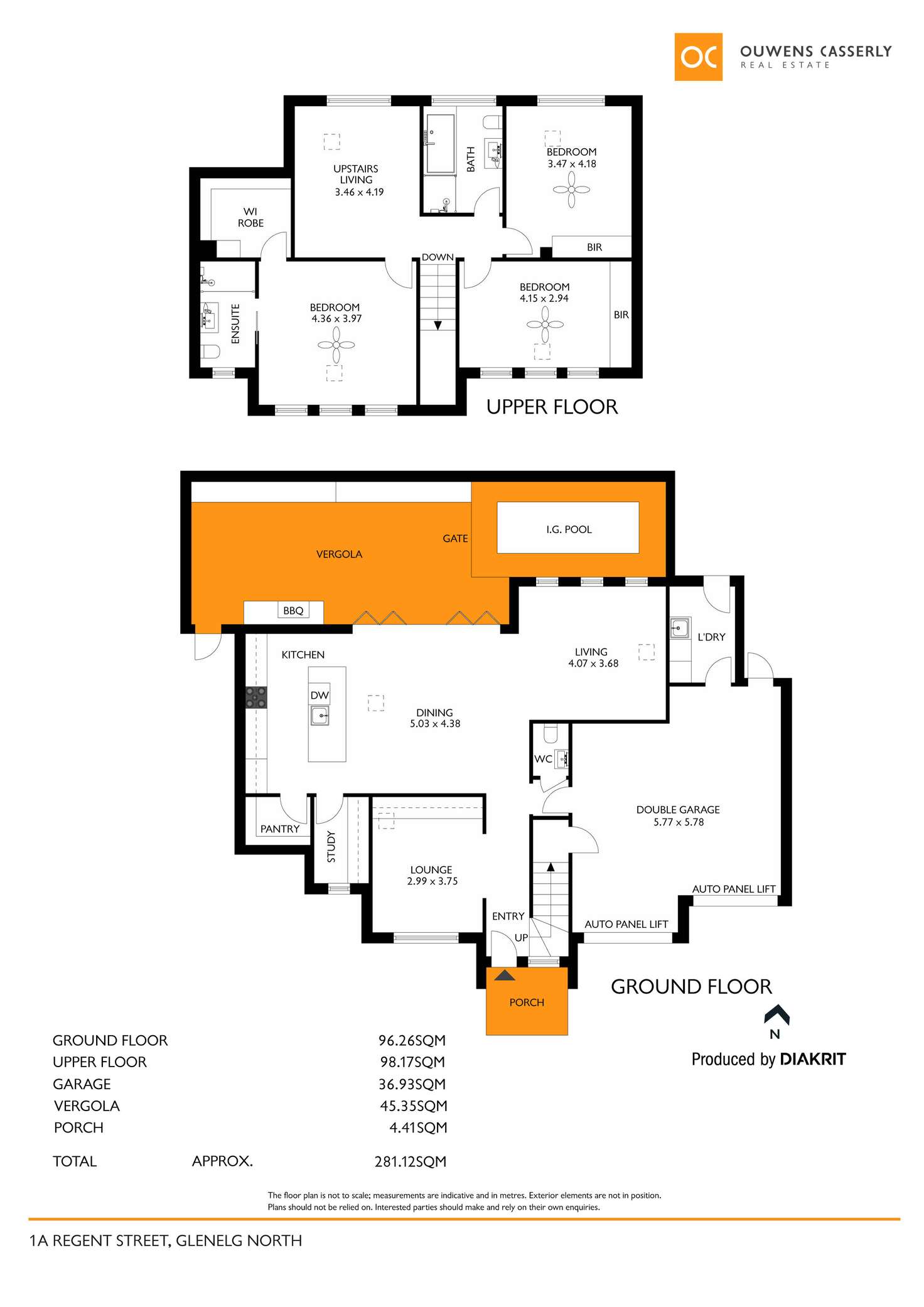 Floorplan of Homely house listing, 1a Regent Street, Glenelg North SA 5045