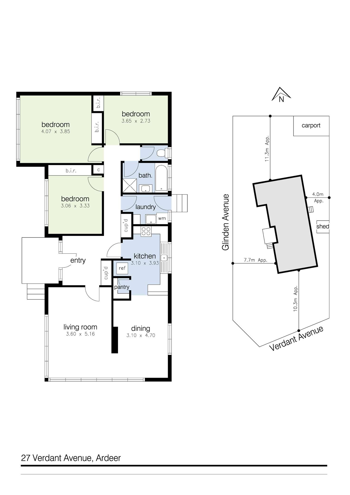 Floorplan of Homely house listing, 27 Verdant Avenue, Ardeer VIC 3022